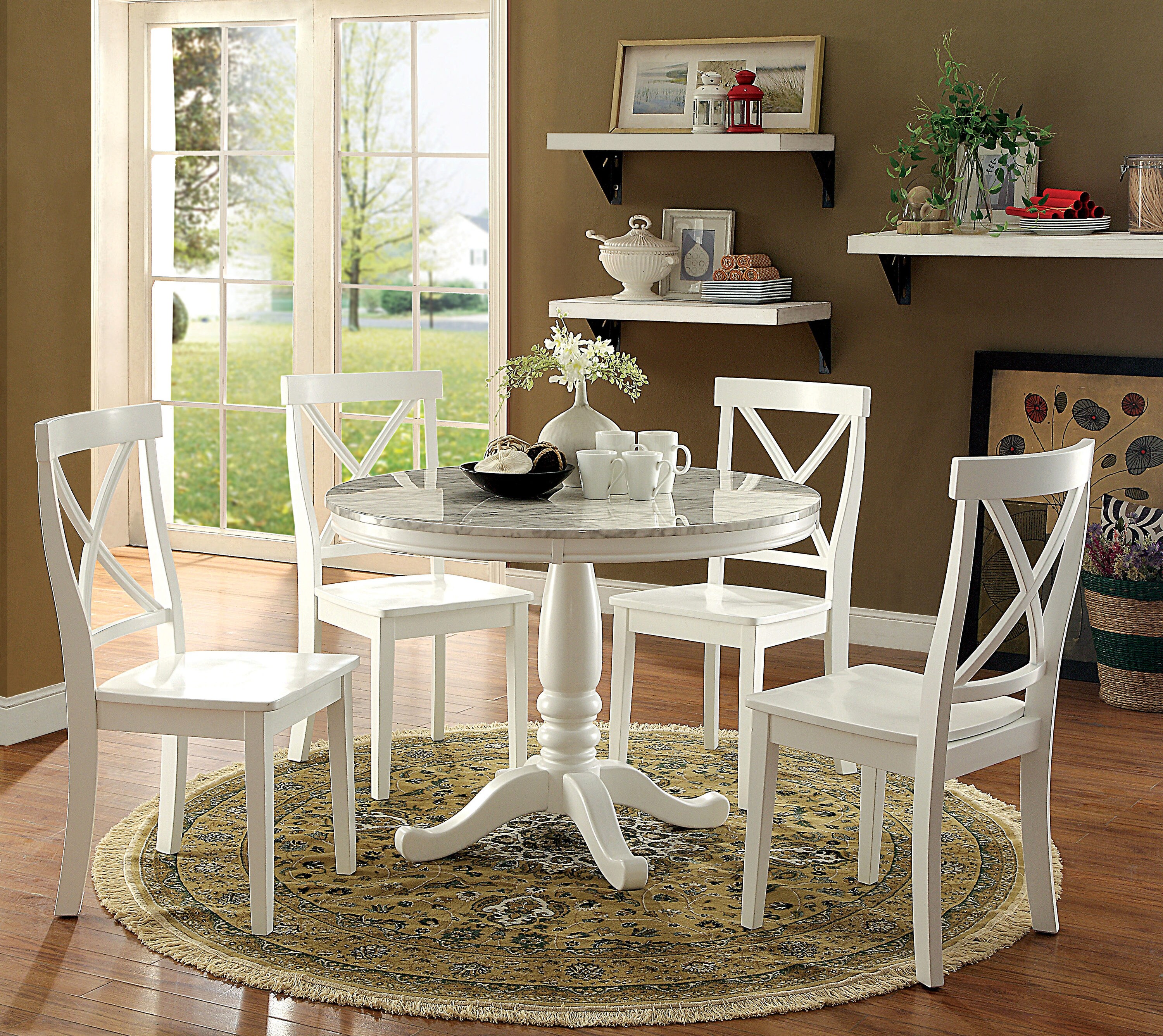 white country dining set