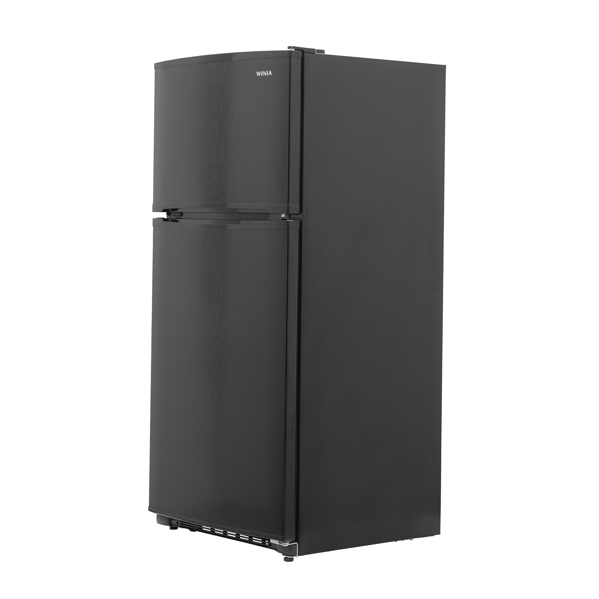 winia garage ready 18.18 cu ft top freezer refrigerator black