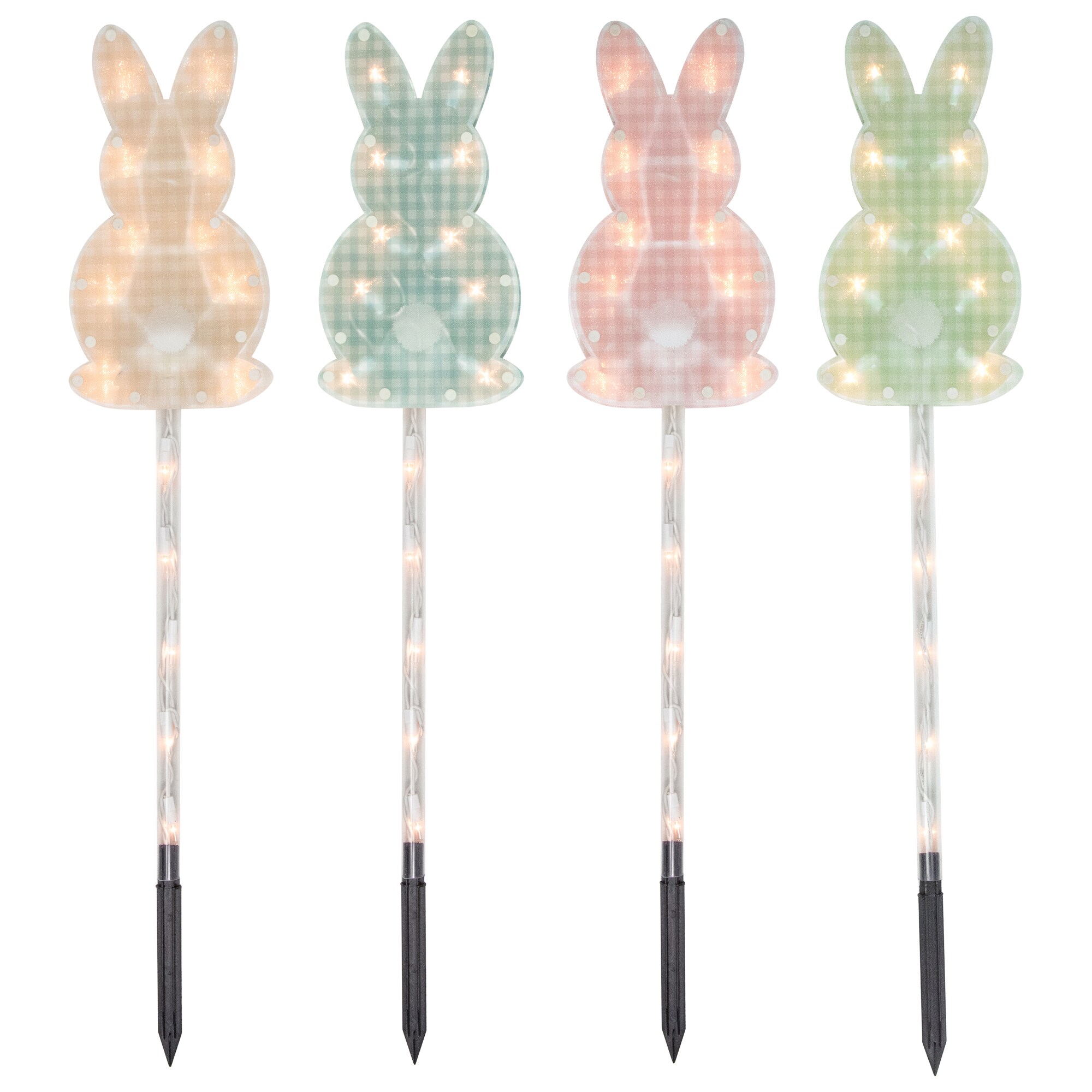 Northlight 35128598 23.5-in H Lighted Easter Yard stake