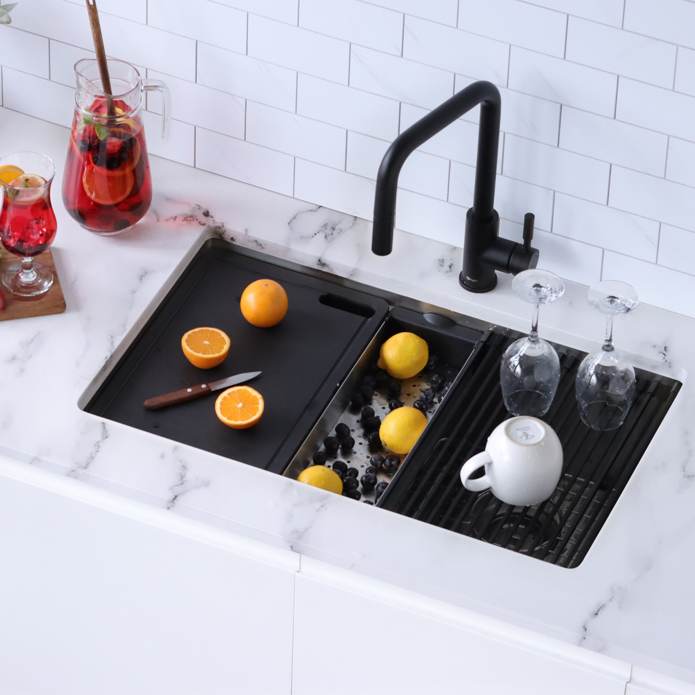 Stylish S-230W Kitchen-Sinks - View #7
