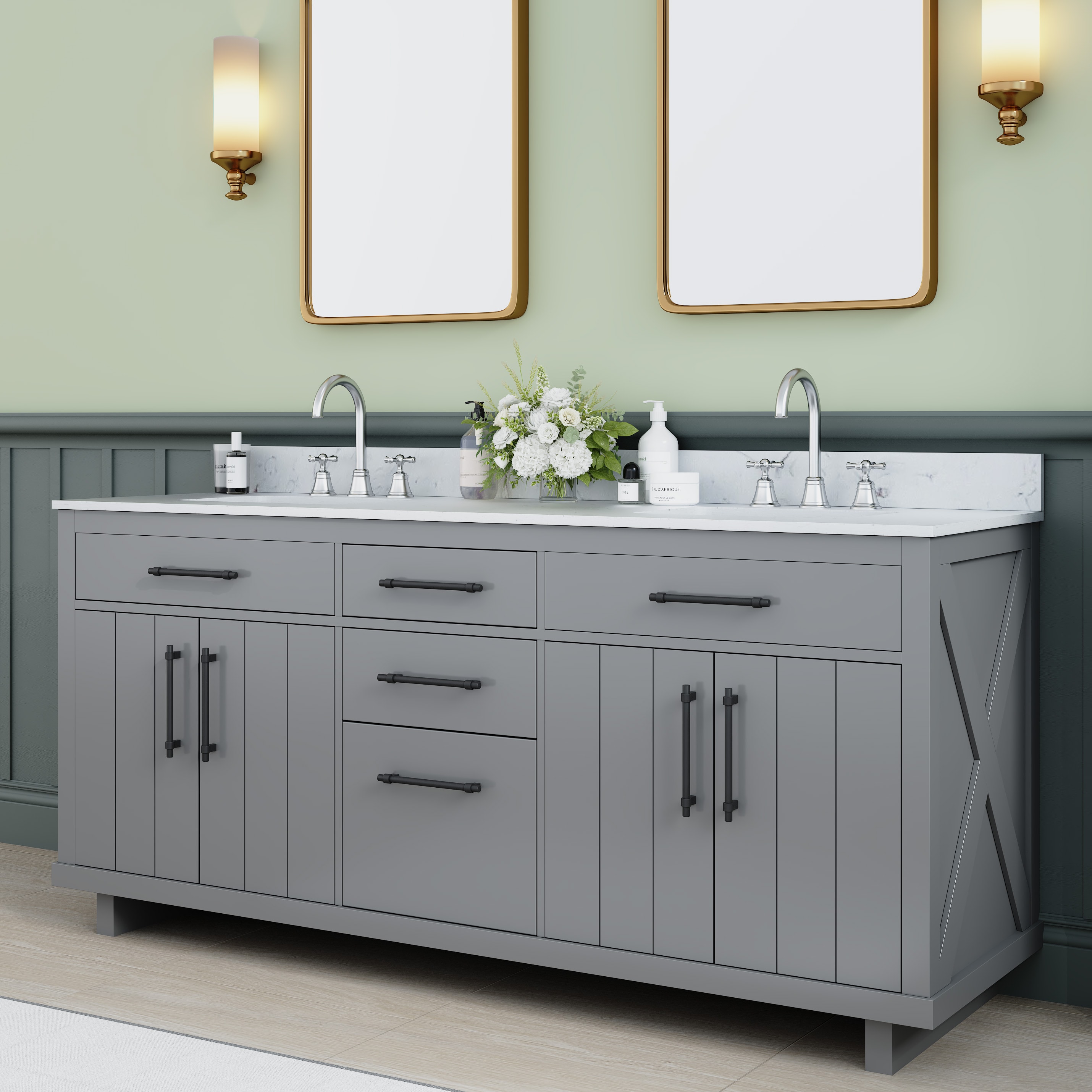 JEAREY JE-DXRZJSF-DG Bath-Vanity-Combo - View #2
