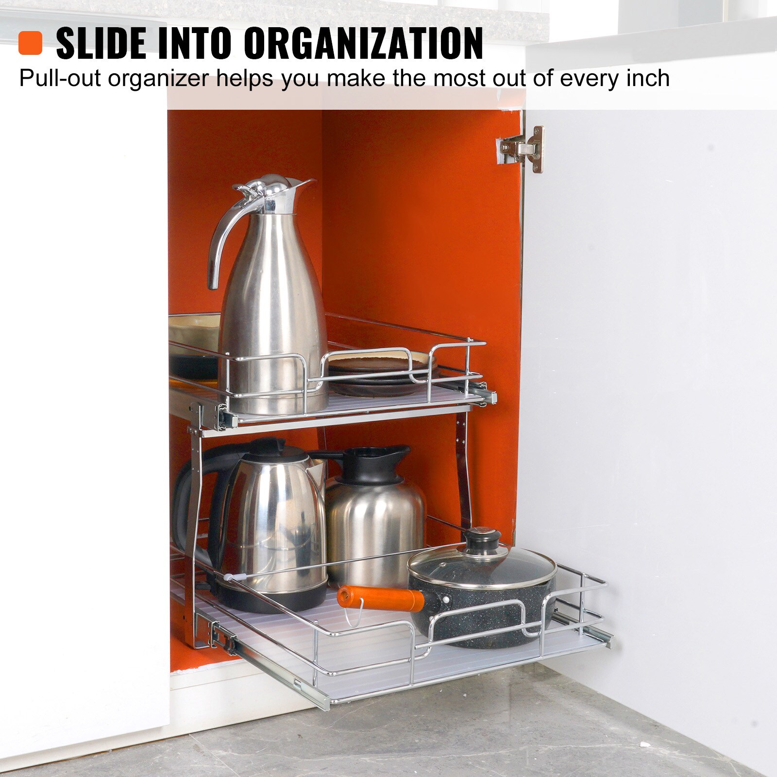 VEVOR SCHGS217W21D01609V0 Pull-Out-Cabinet-Baskets - View #2