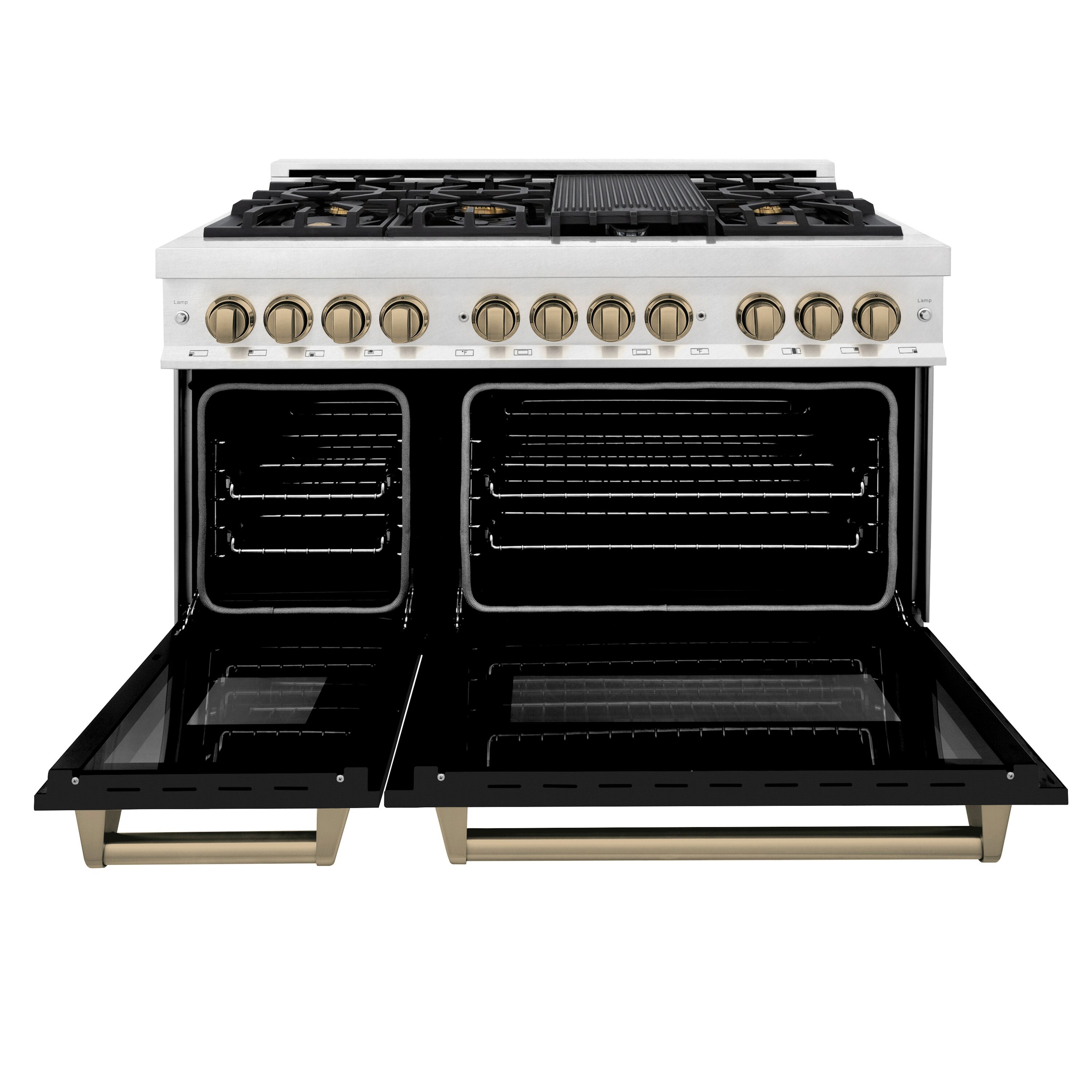 ZLINE KITCHEN & BATH RASZ-BLM-48-CB Double-Dual-Fuel-Ranges - View #4