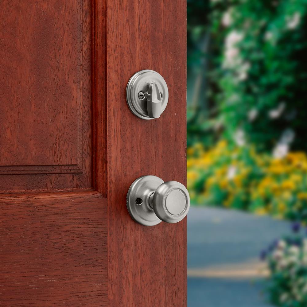 Schlage Addison Satin Nickel Single-Cylinder Deadbolt Keyed Entry