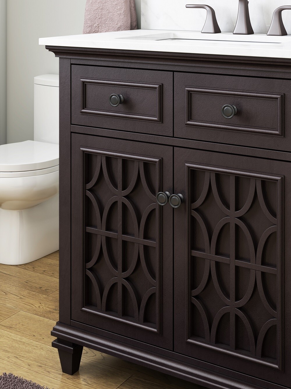 allen + roth WSLW30LTV Bath-Vanity-Combo - View #7