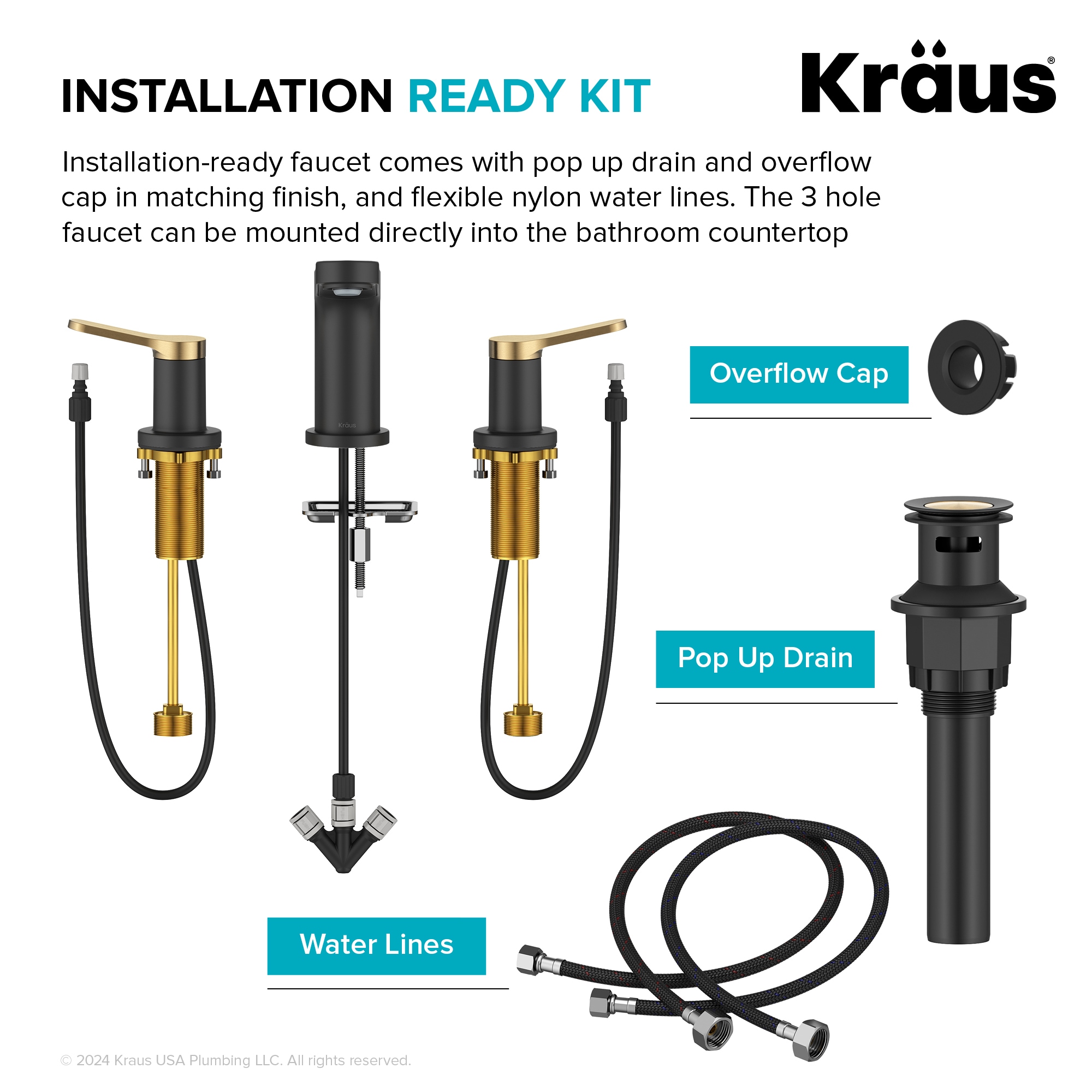 Kraus FUS-14103SFBBMB Lavatory-Faucets - View #13