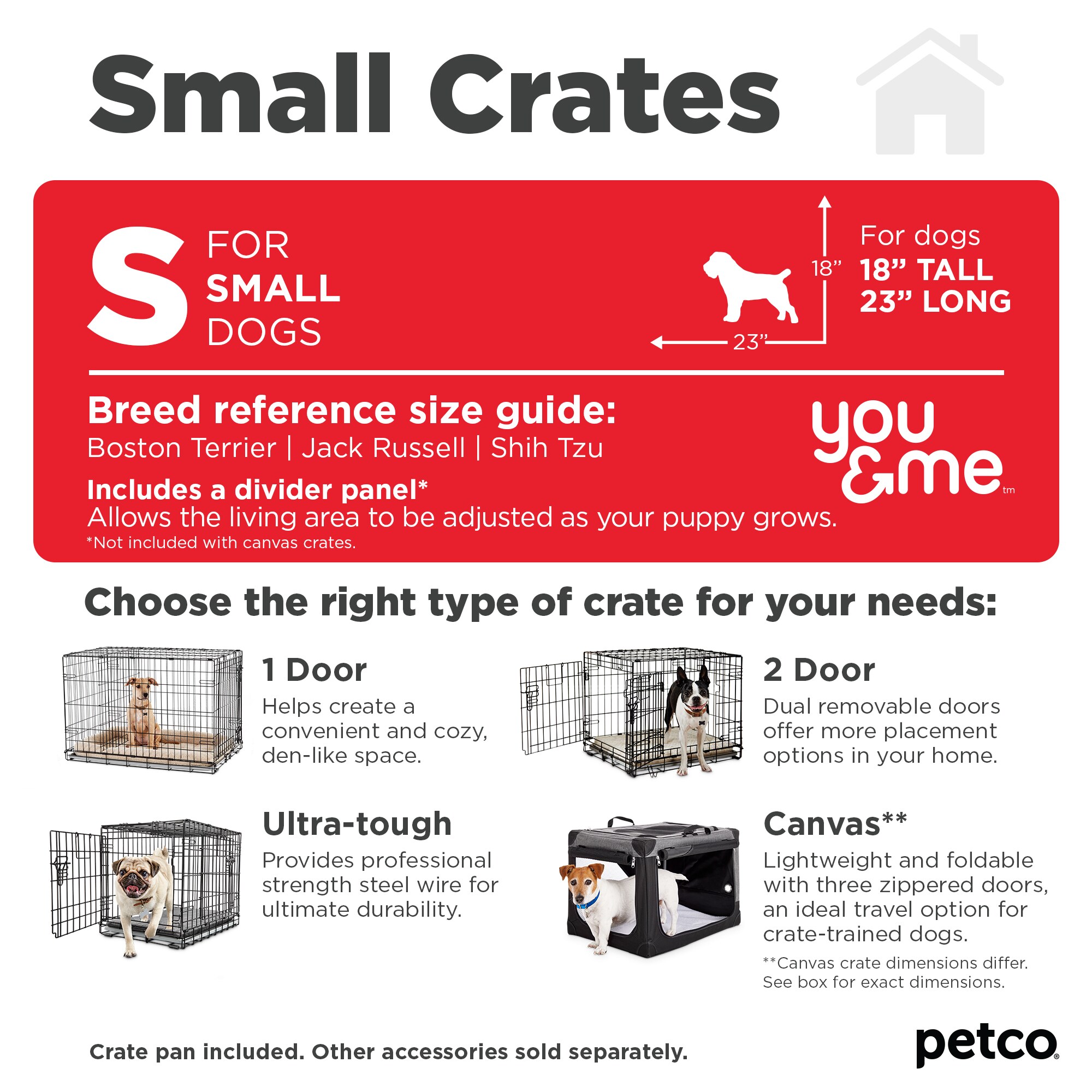 Petco clearance crate pan