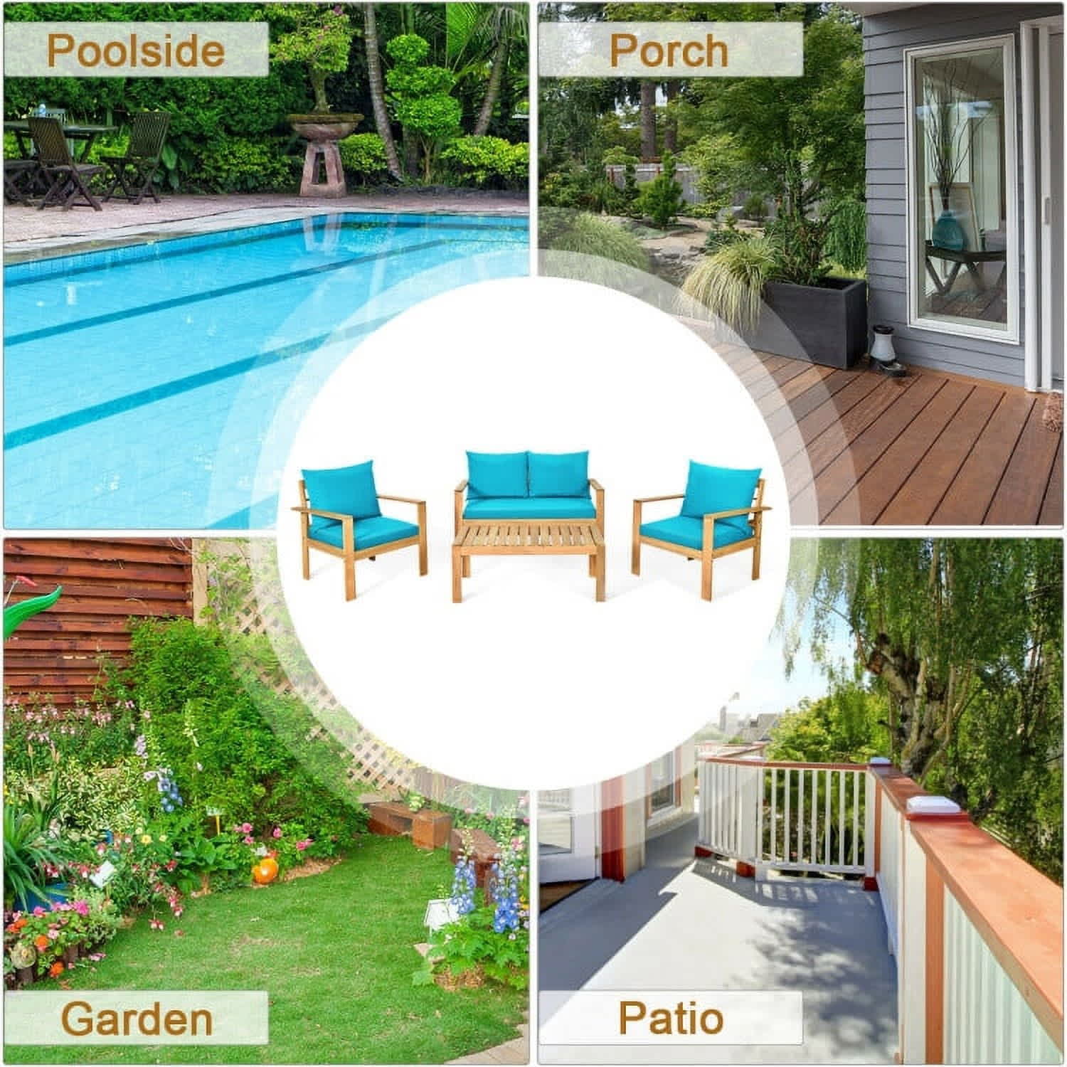 Choco Moon 5357740124318 Patio-Conversation-Sets - View #3