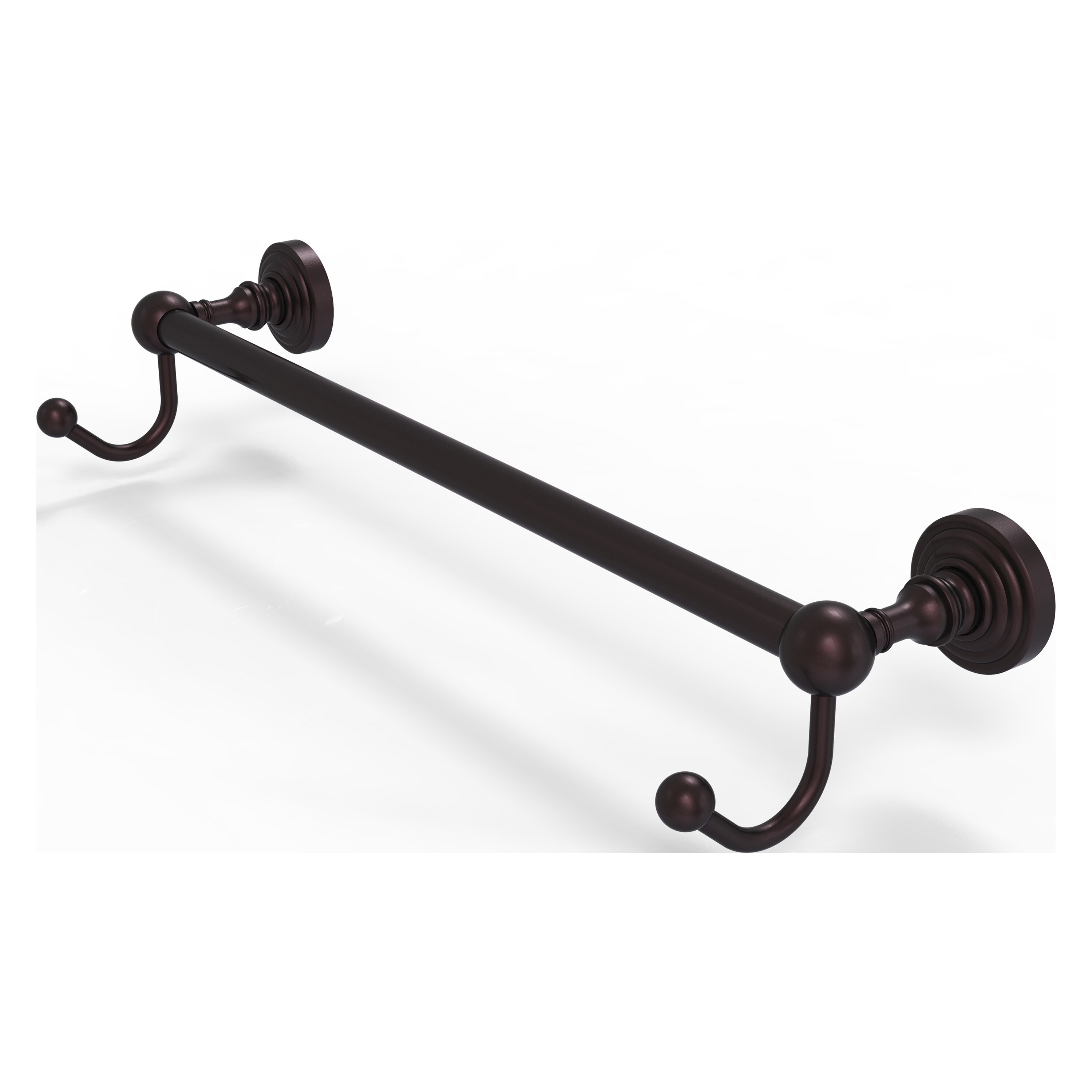 Allied Brass WP-41-18-HK-ABZ Waverly Place 18-in Antique Bronze Wall mount Single Towel Bar