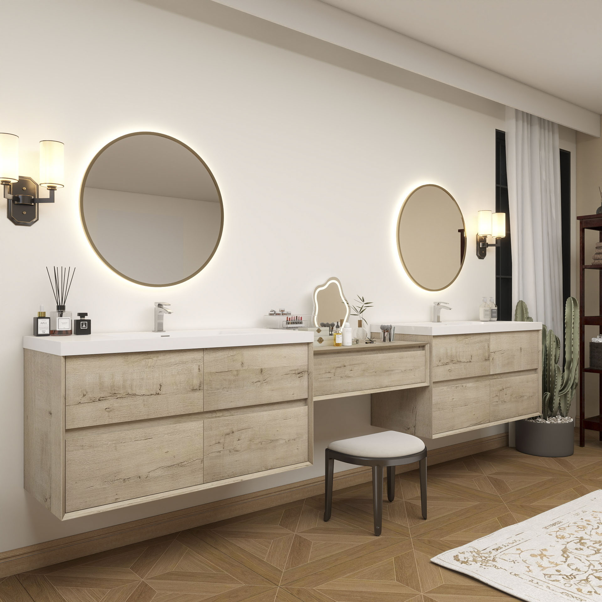 BV Better Vanity SLIM17-48+36+48-WO Bath-Vanity-Combo - View #4