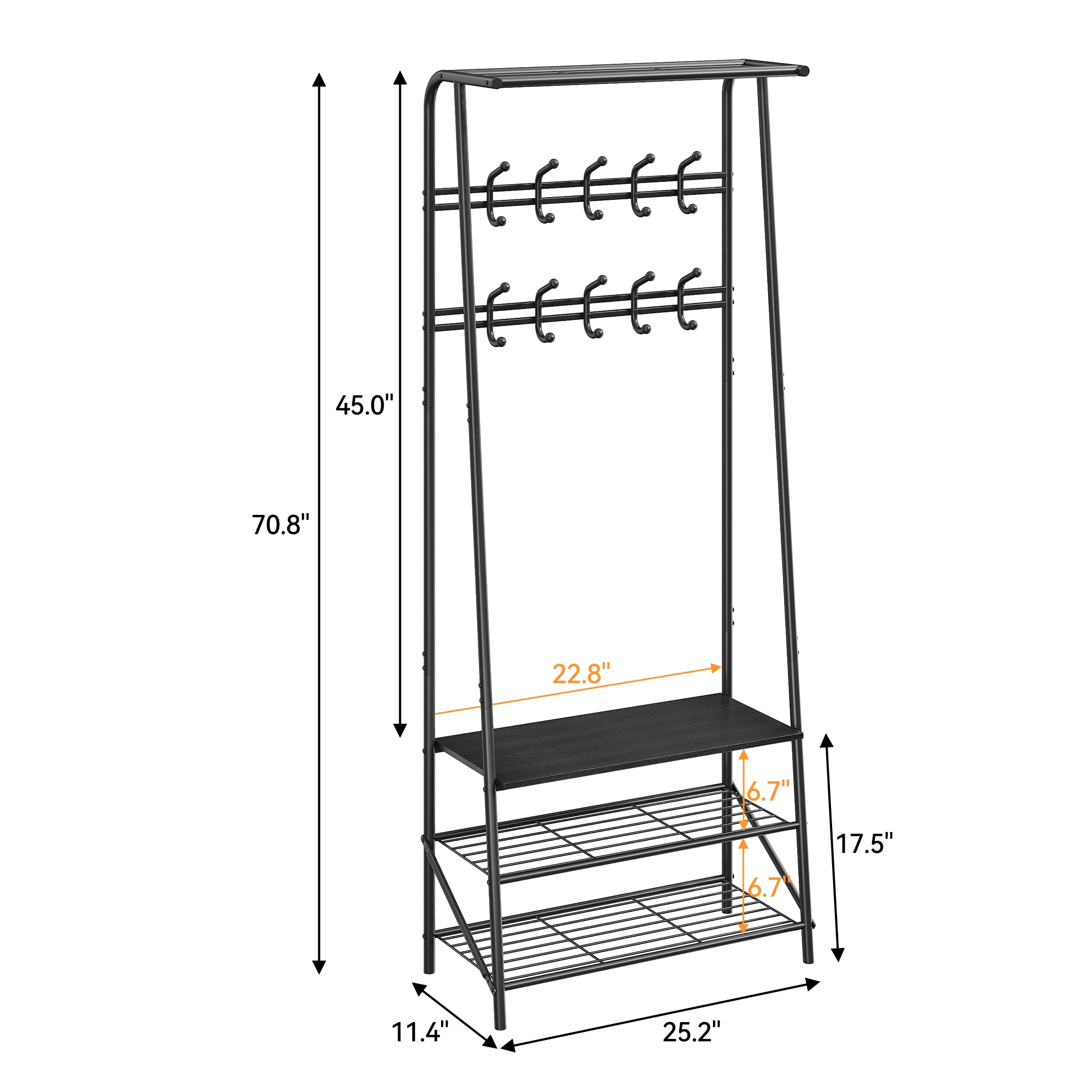 Aoile 09STJKWSRY-HXYY-759 Coatrack-Stands-Pedestals - View #2