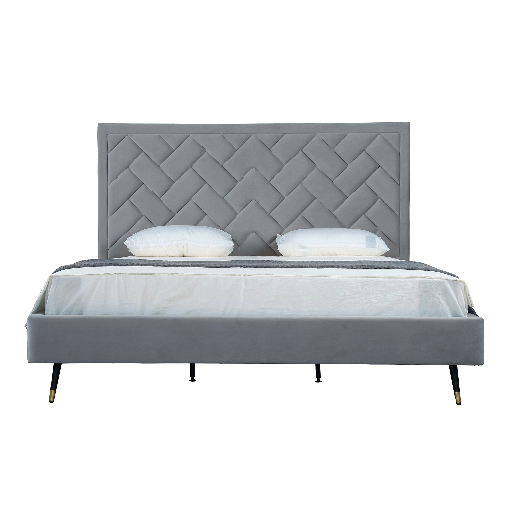 Manhattan Comfort BD009-KG-GY Bedroom-Sets - View #2