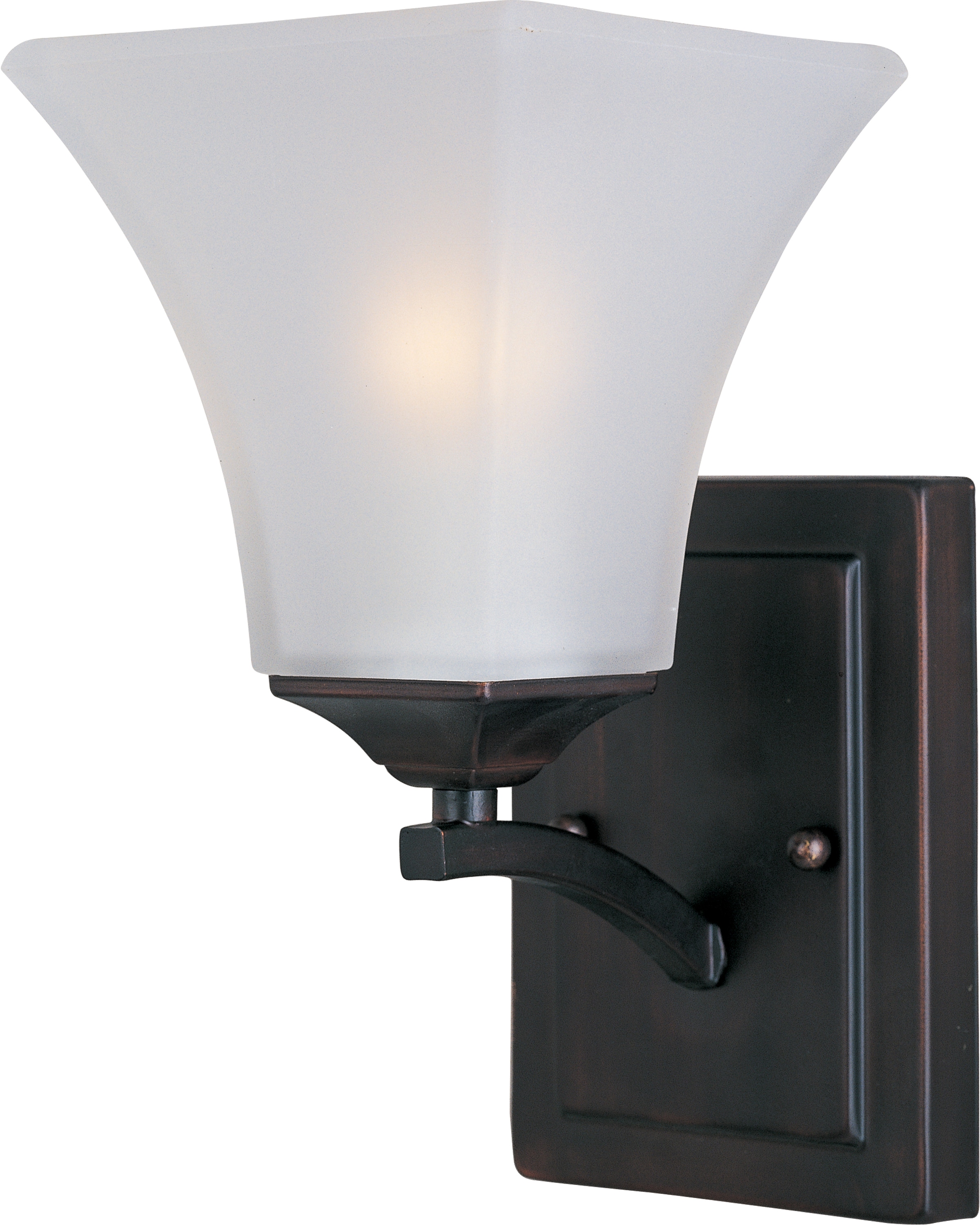 Maxim Lighting 20098FTOI Aurora 5.5-in W 1 -Light Oil-rubbed Bronze Wall Sconce