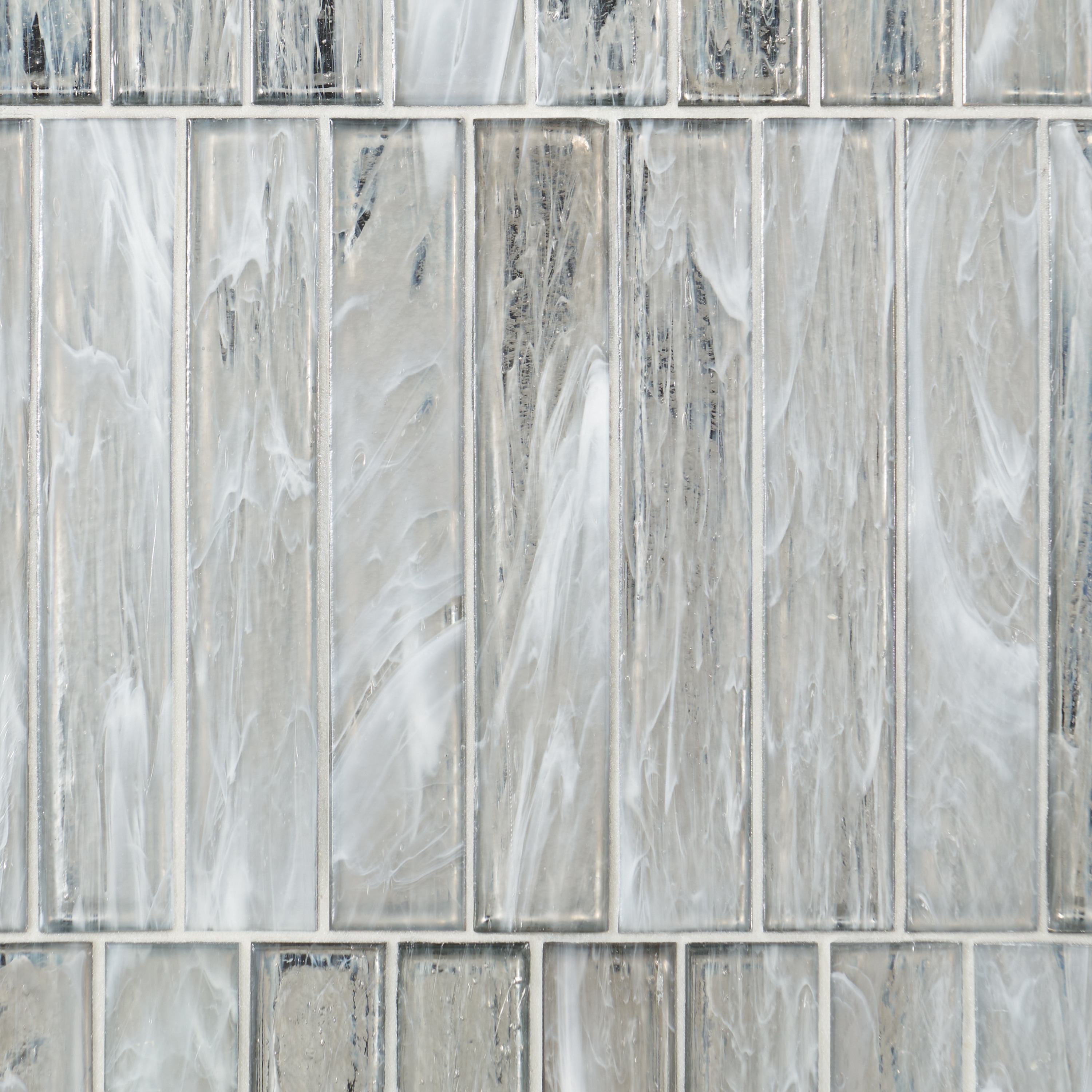Apollo Brick Polished Silver Glass Subway Wall Tile