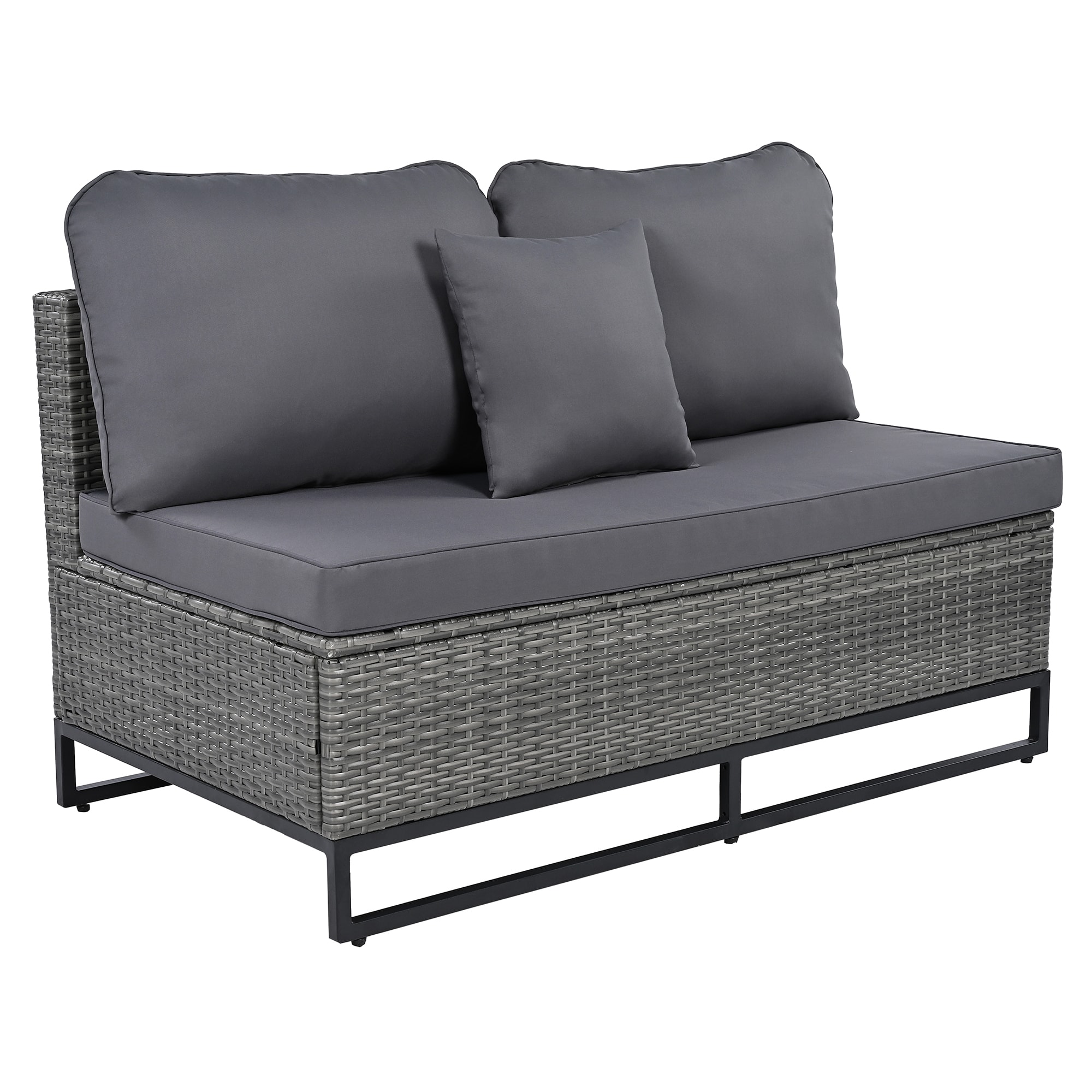 SINOFURN SYA020125GY Patio-Sofas-Daybeds - View #3