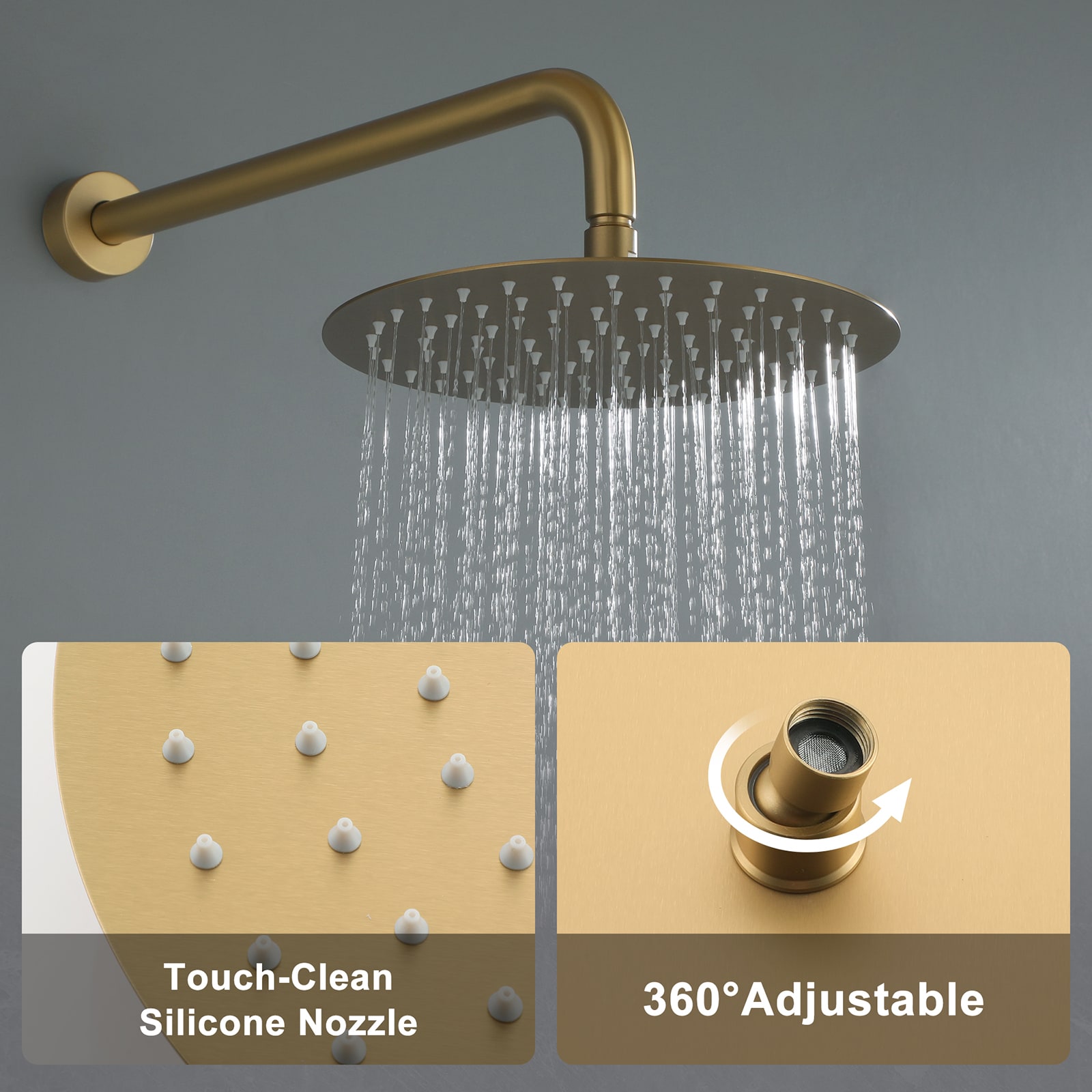 Mondawe MO6006-10BN Showerhead-Bar-Panels - View #5