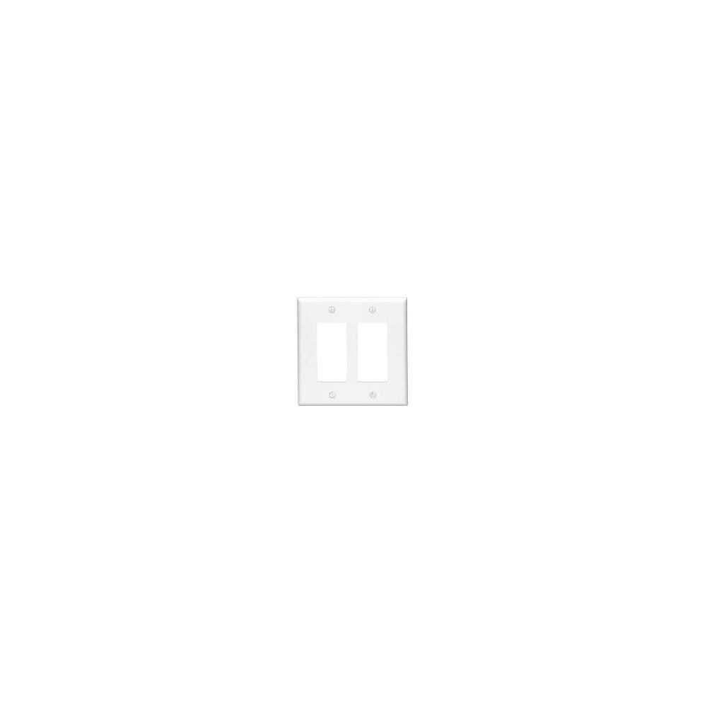  ZX9WRTD7137 2 Gang Decora, Midway- Nylon, White