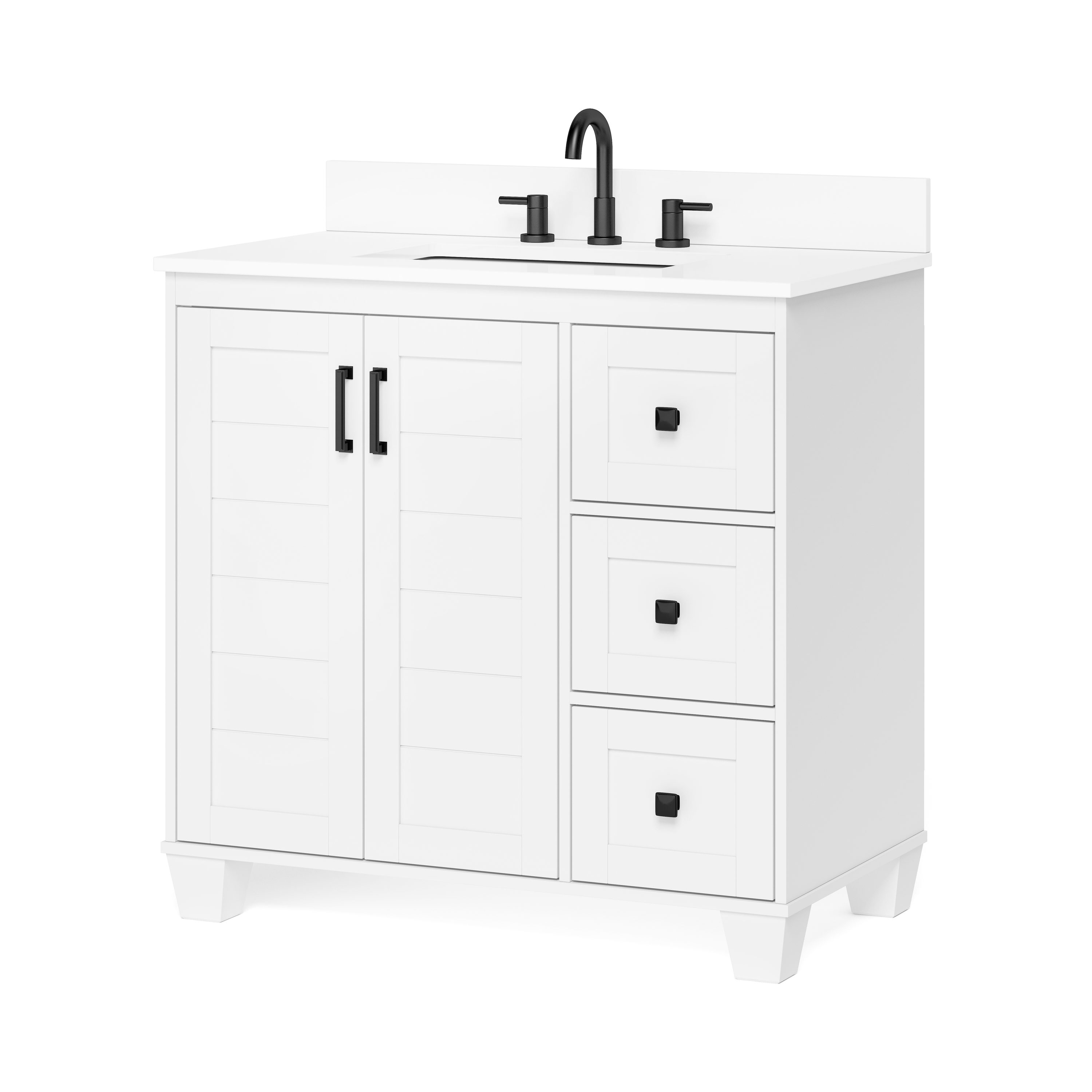allen + roth LWS36GBV Bath-Vanity-Combo - View #3