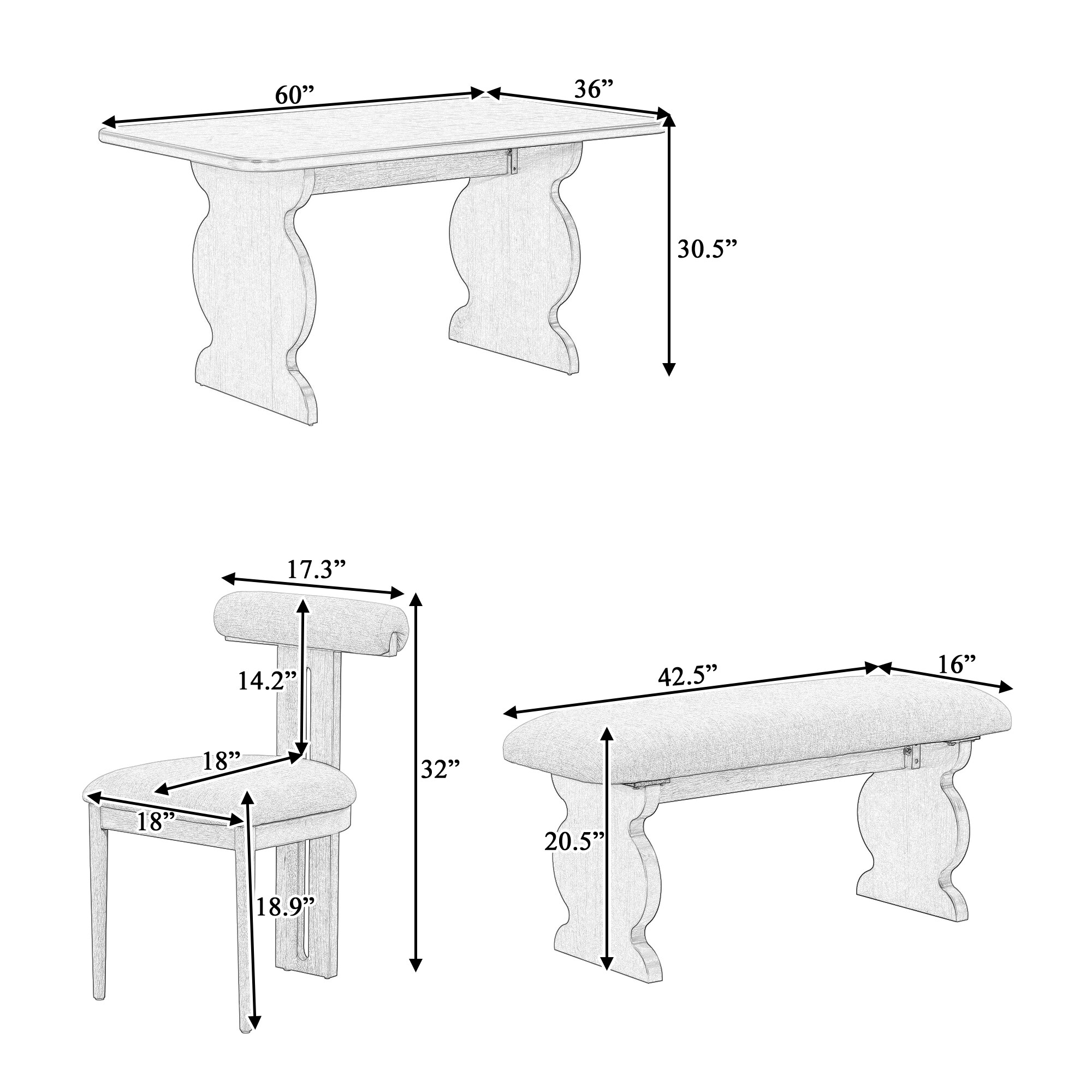 ModernLuxe L-SP000067AAD Dining-Sets - View #7