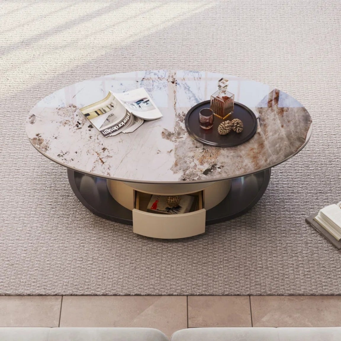 Oizaye YL-201GOLD Coffee-Tables - View #4