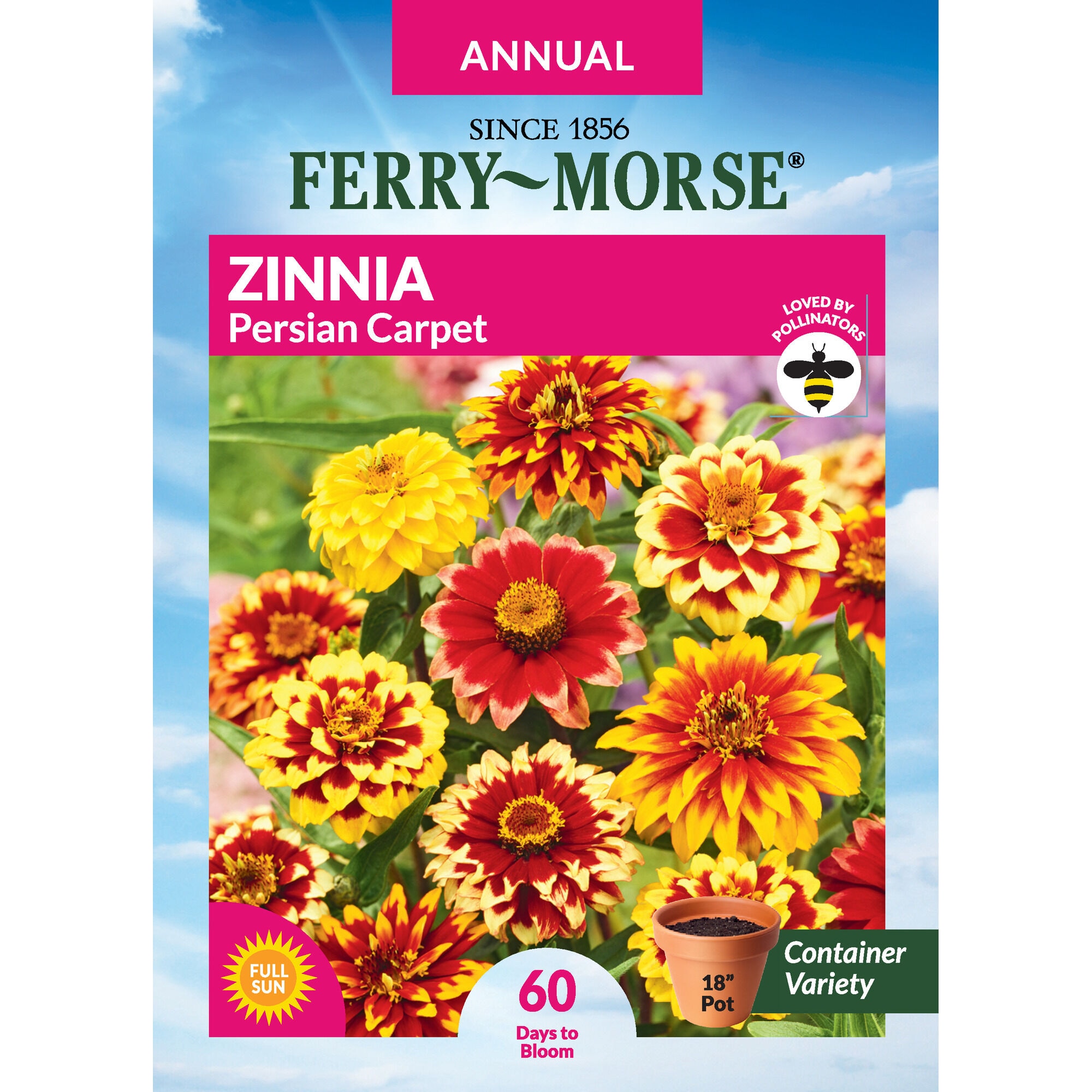 Ferry-Morse Zinnia Seeds 500 Milligram(s) #662020.249.0925
