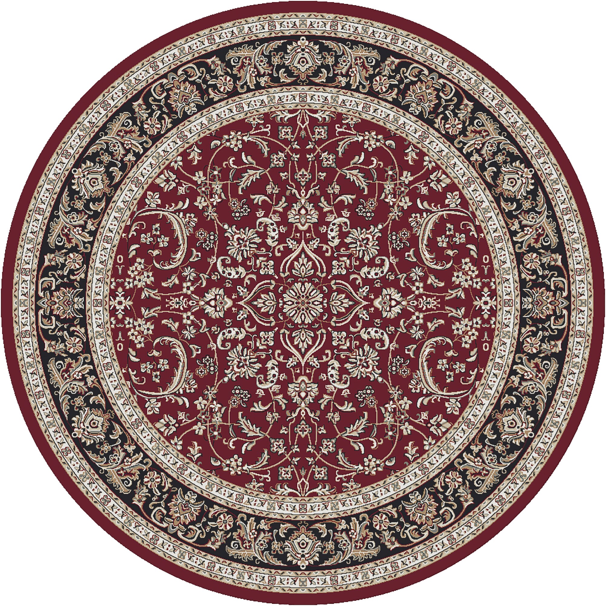 Radici USA 1318/1537/BURGUNDY rugs - View #2