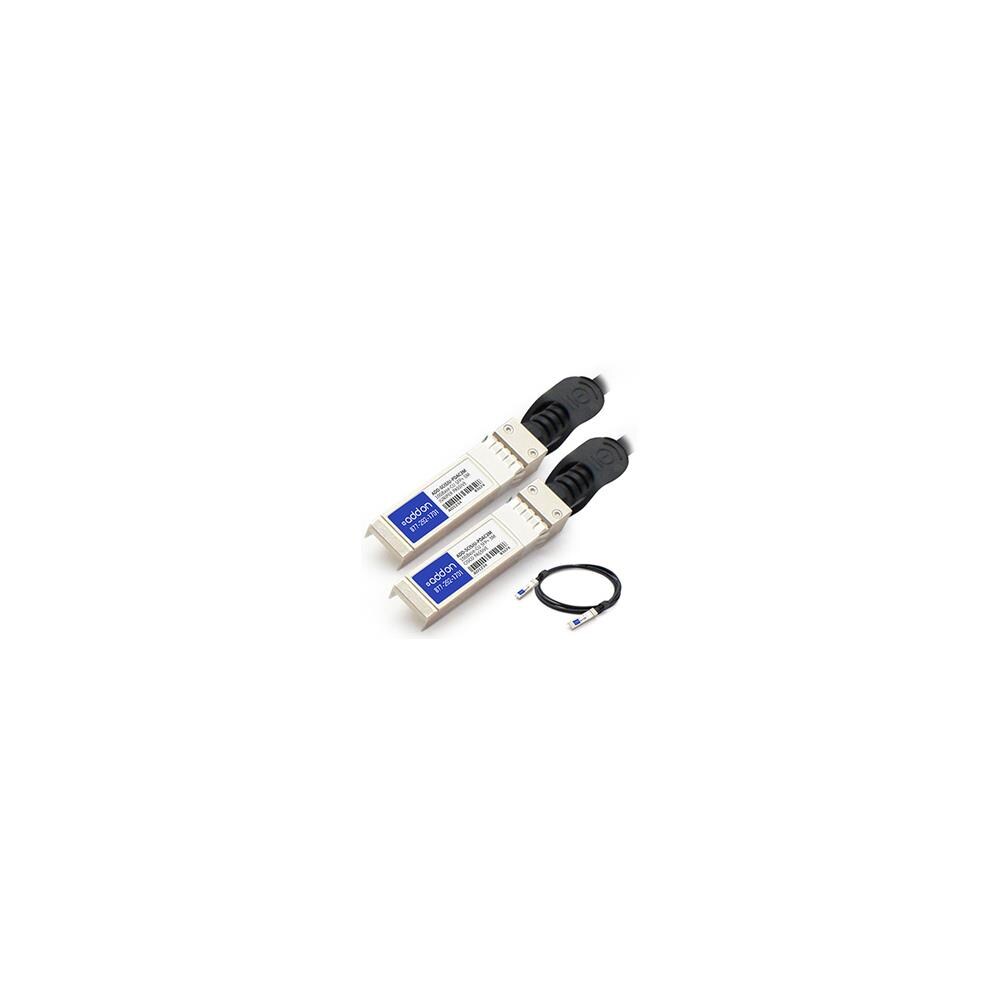 AddOn SYBA5784 Add-On-Computer Peripherals ADD-SCISJU-PDAC3M Cisco SFP-H10GB-CU3M to Juniper Networks EX-SFP-10GE-DAC-3M TAA Compliant 10GBase-CU SFP Plus to SFP Plus Direct Attach Cable