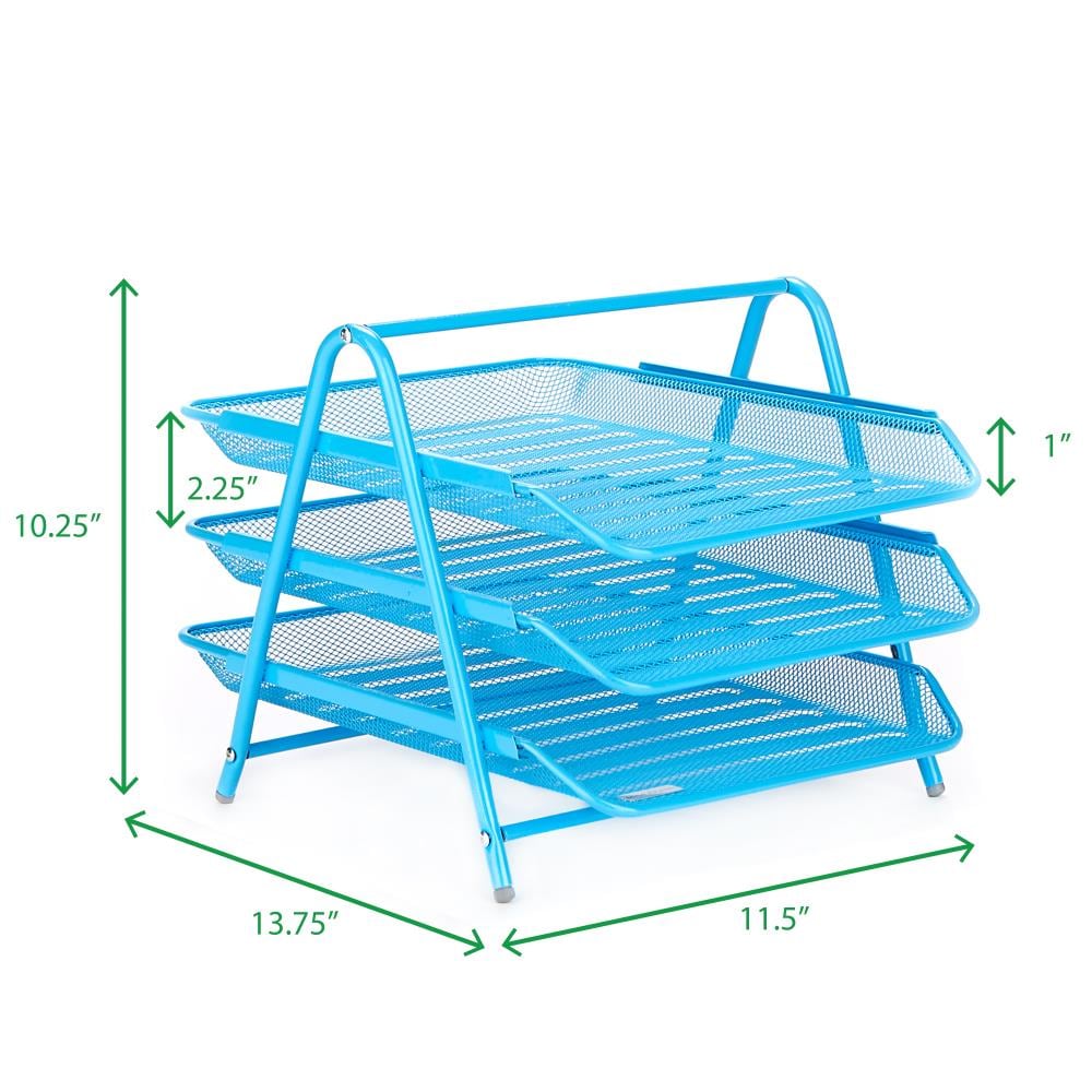 Mind Reader 3TPAPER-BLU Desktop-Organizers - View #6