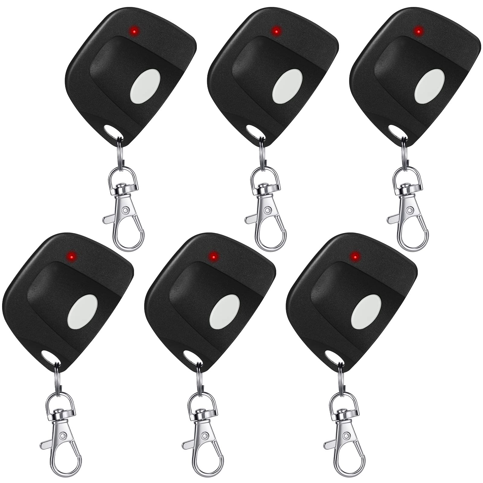 Aoibox  6 Piece 310MHz Garage Door Remote with 8 Position DIP Switch for Linear Delta 3 Gate Openers