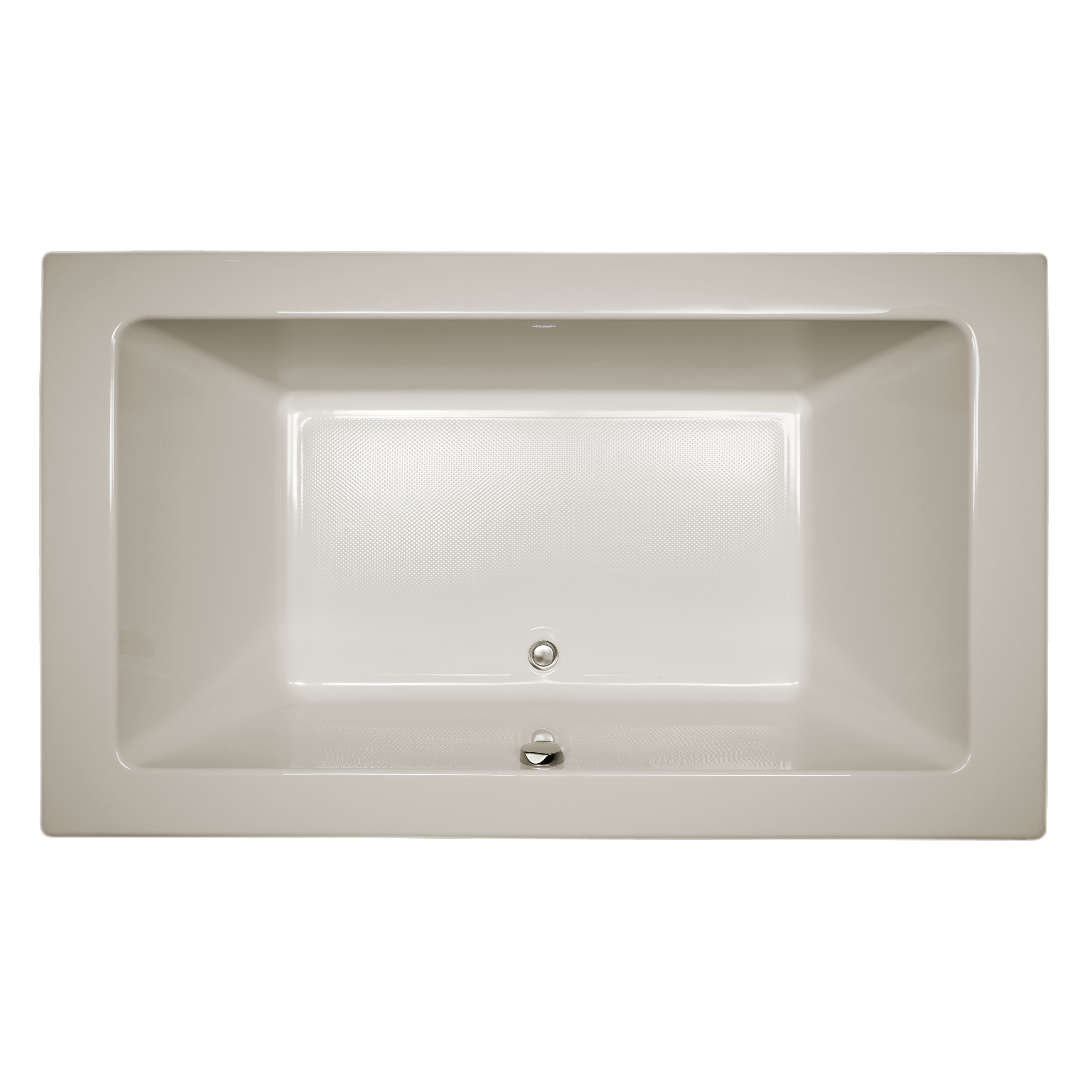 Jacuzzi SIA7242BCXXXXY Sia 42-in x 72-in Oyster Acrylic Drop-In Soaking Bathtub (Center Drain)