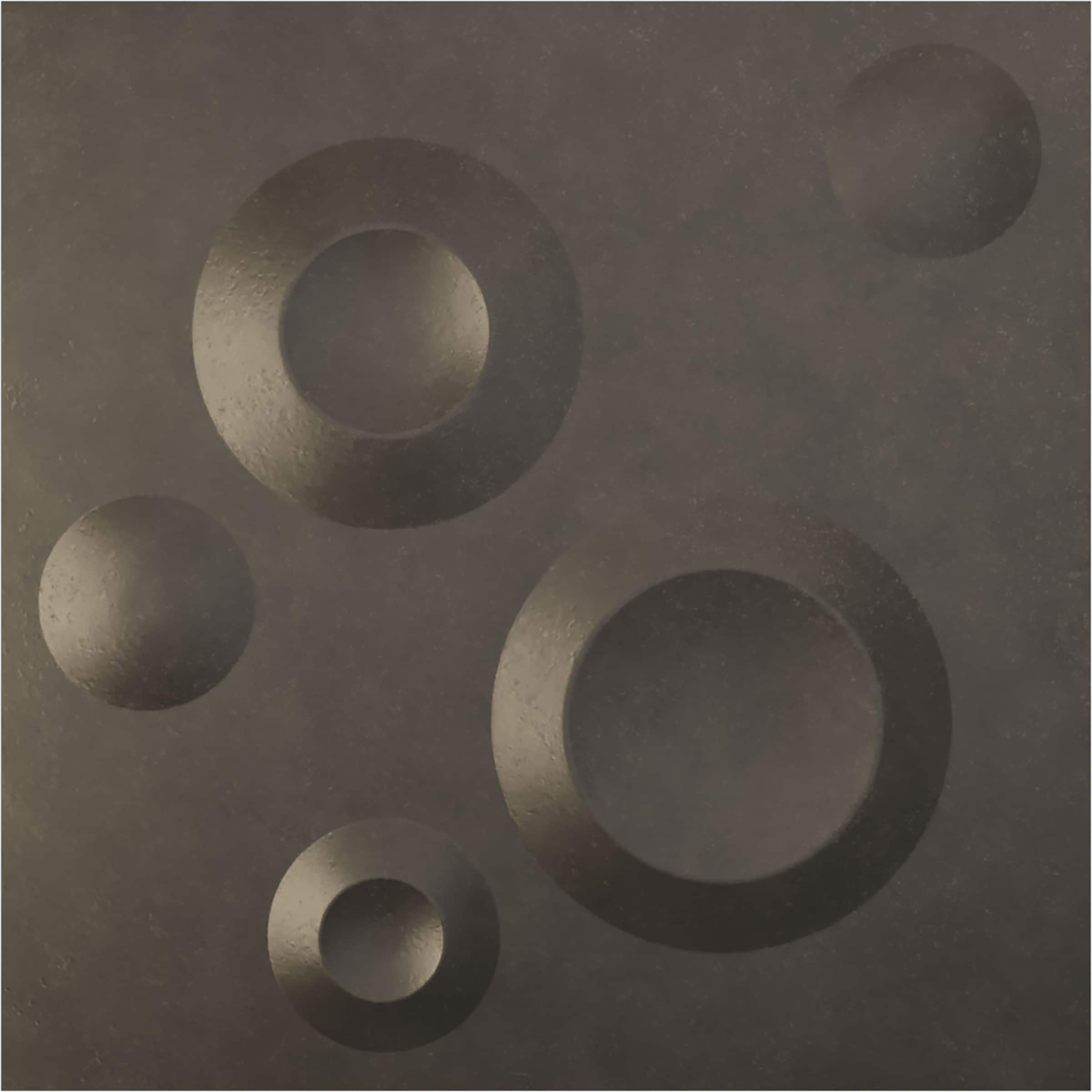 Ekena Millwork WP12X12CODST 11-7/8-in x 11-7/8-in Embossed Paintable/Stainable Black PVC Wall Panel ( 0.98-sq ft )