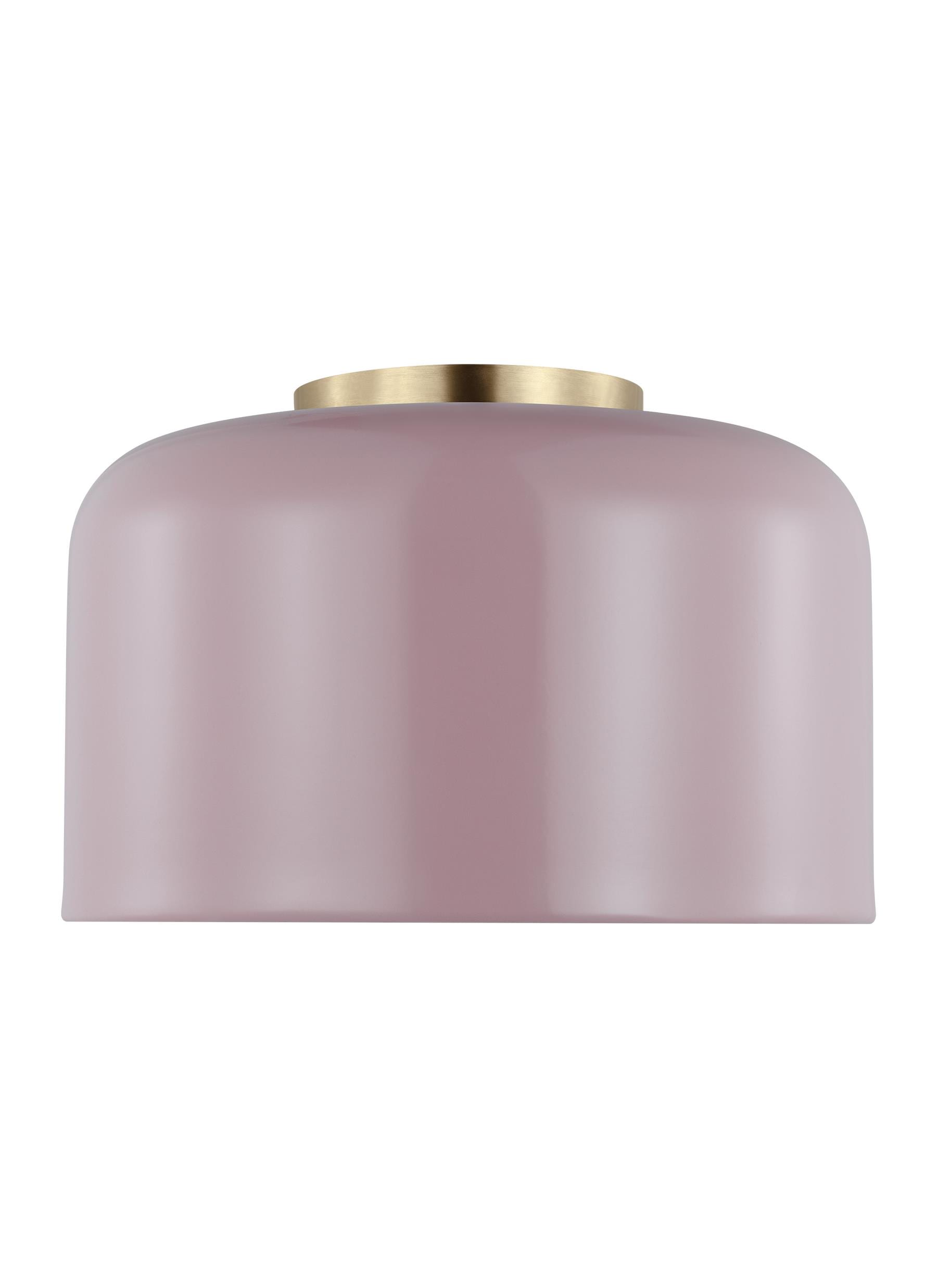 Generation Lighting 7505401-136 Malone 1 -Light 10.75-in Pink Flush Mount Light