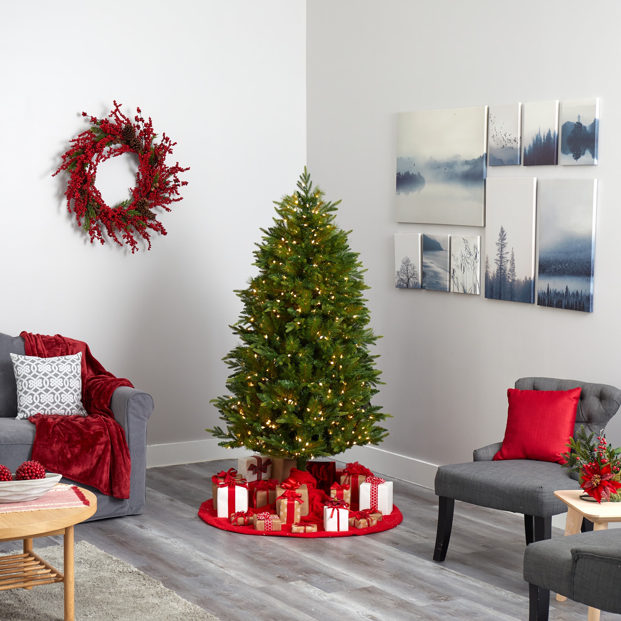 Nearly Natural T1469 Artificial-Christmas-Trees - View #8