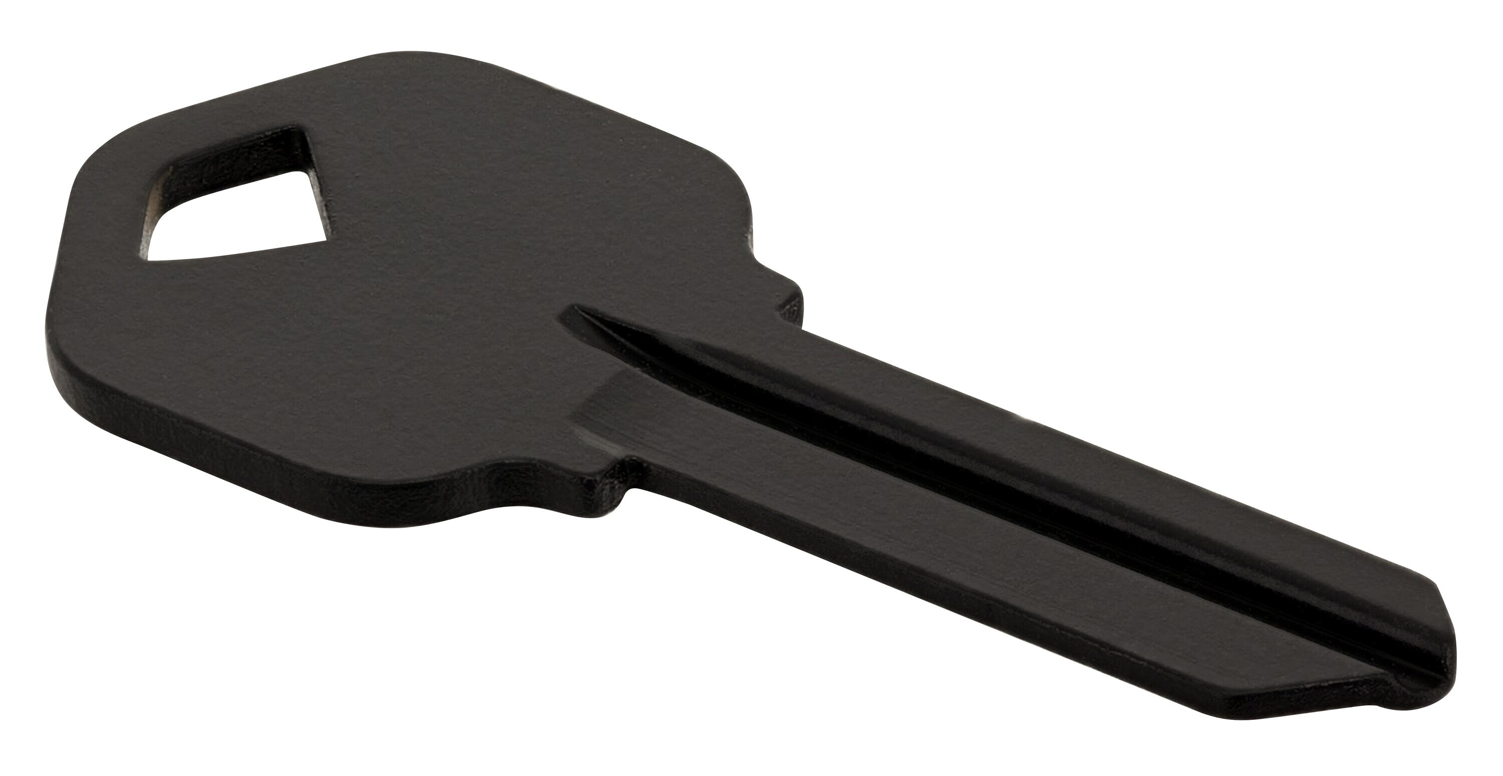 Minute Key Black 66 KW1 Brass House/Entry Key Blank