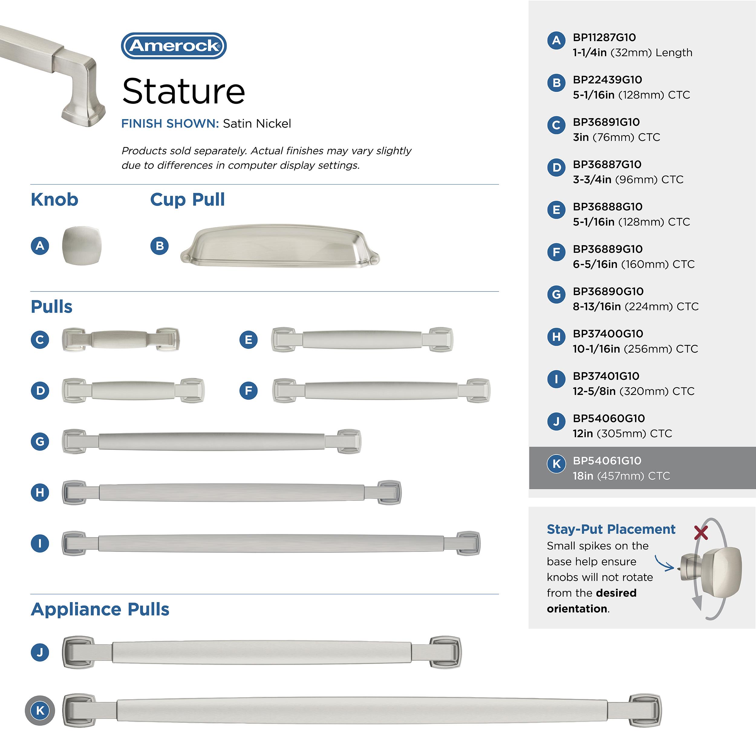 Amerock BP54061G10 Cabinet-Pulls - View #6