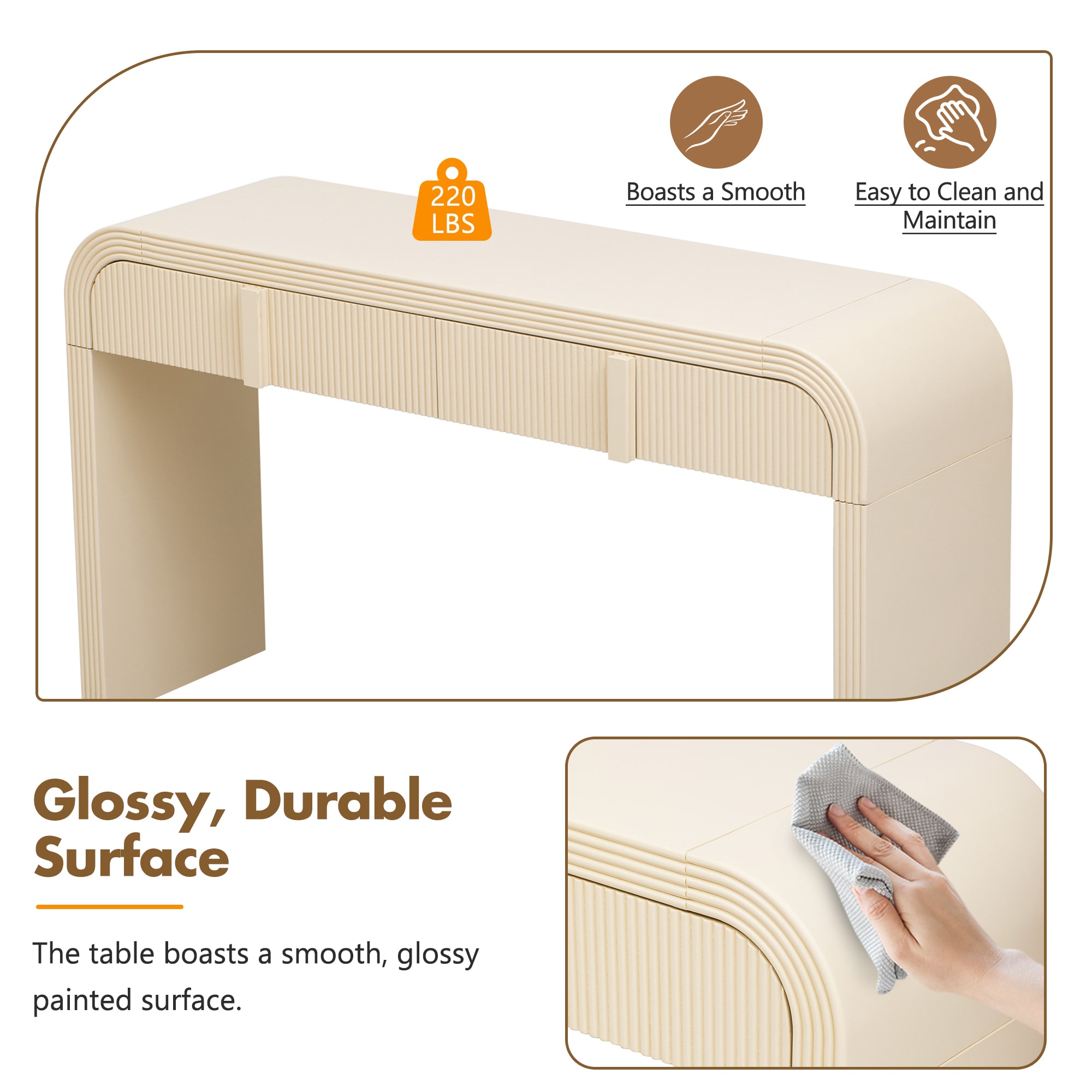 Qualler FSUCTM180A Console-Sofa-Tables - View #6