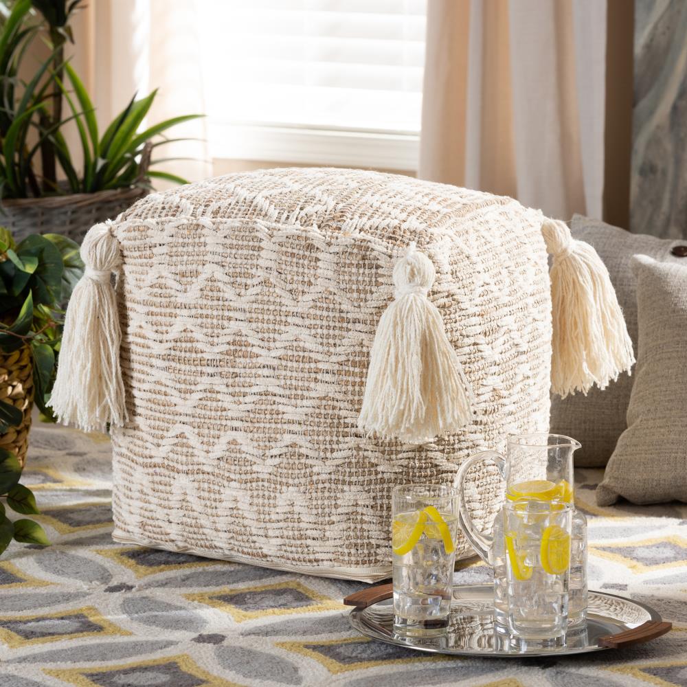 Baxton Studio 158-9717-LW Indoor-Ottomans - View #3