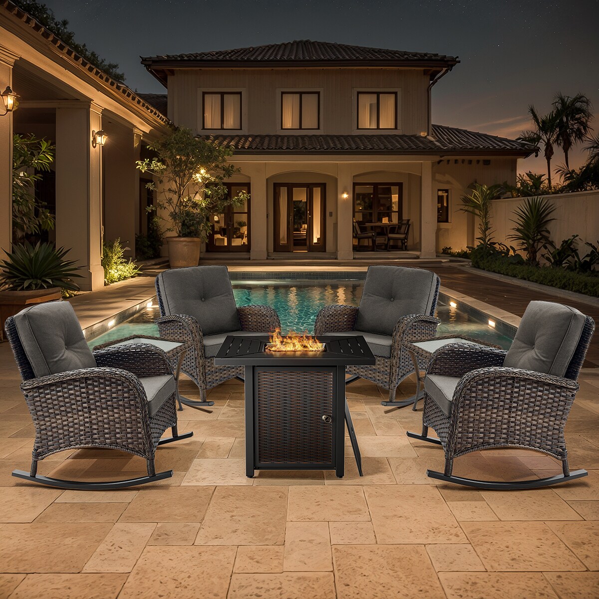 Rilyson FS086X2001-3 Patio-Conversation-Sets - View #3