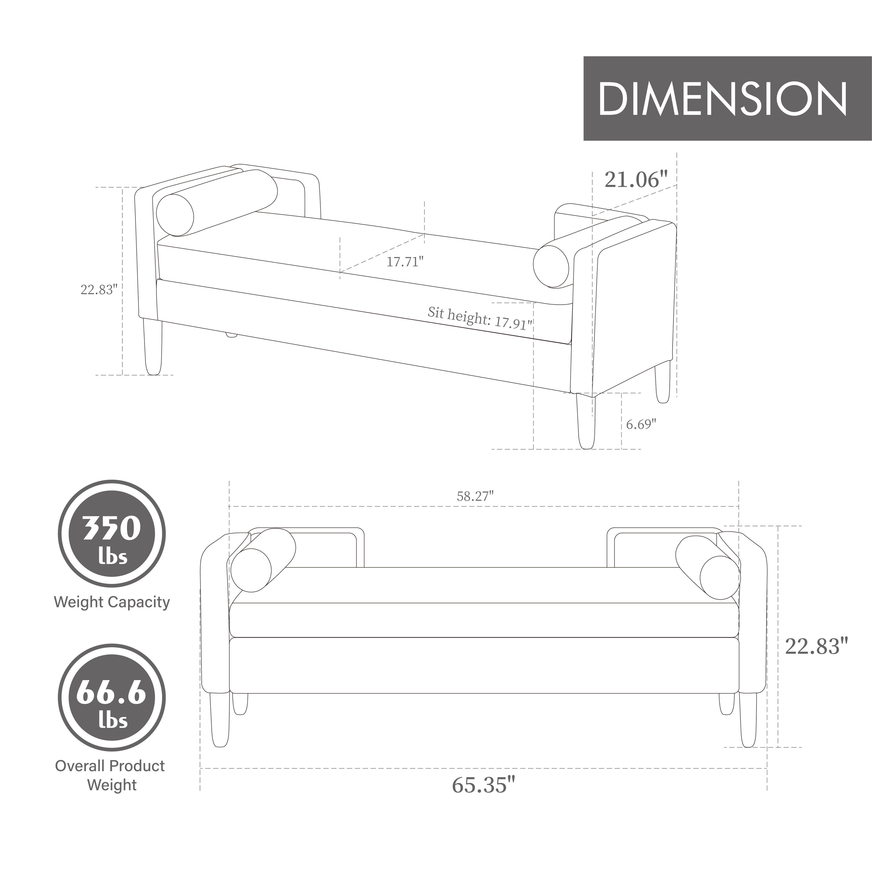 Hrinhom HC-S4112-IVORY bench - View #11