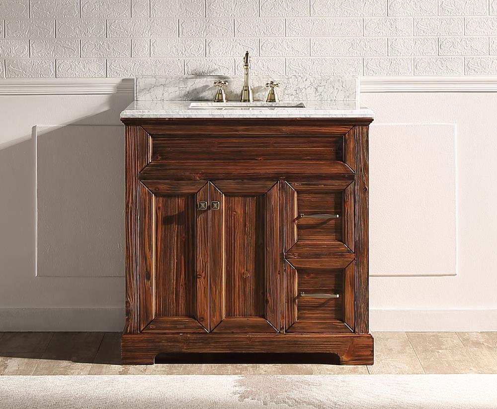 Lowes shop wood vanity