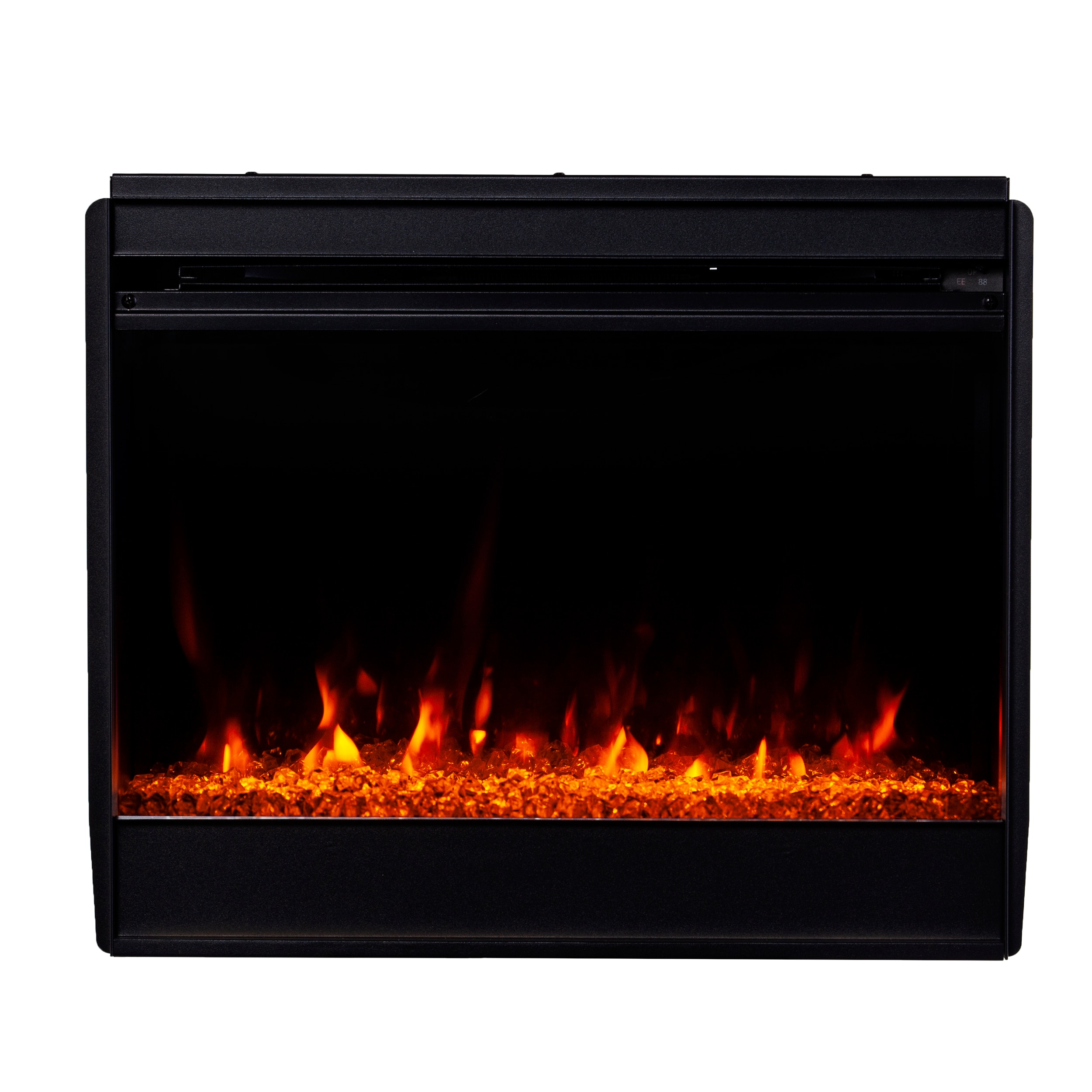 BANSA ROSE 60-in W Black Fan-forced Electric Fireplace LLZJLY41408 Sansujyuku sansujyuku.com