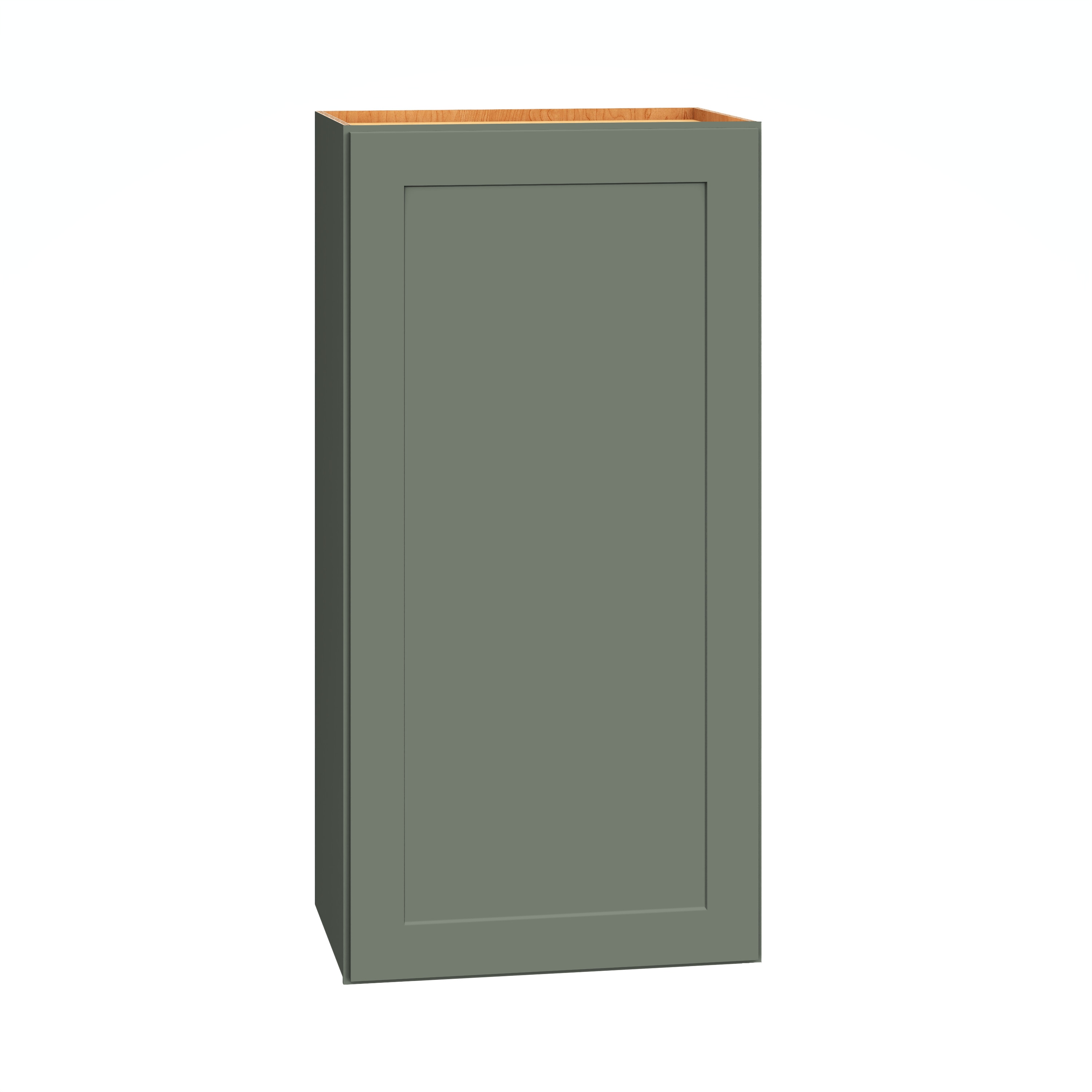 Diamond Express 61H-W1836R Jamestown 18-in W x 36-in H x 12-in D Retreat Green Wall Fully assembled Plywood Cabinet (Recessed Panel Shaker)