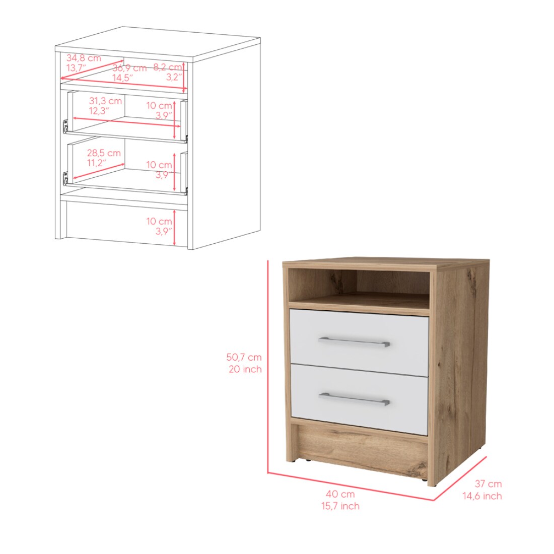 CHITA CTK-445 nightstands - View #3