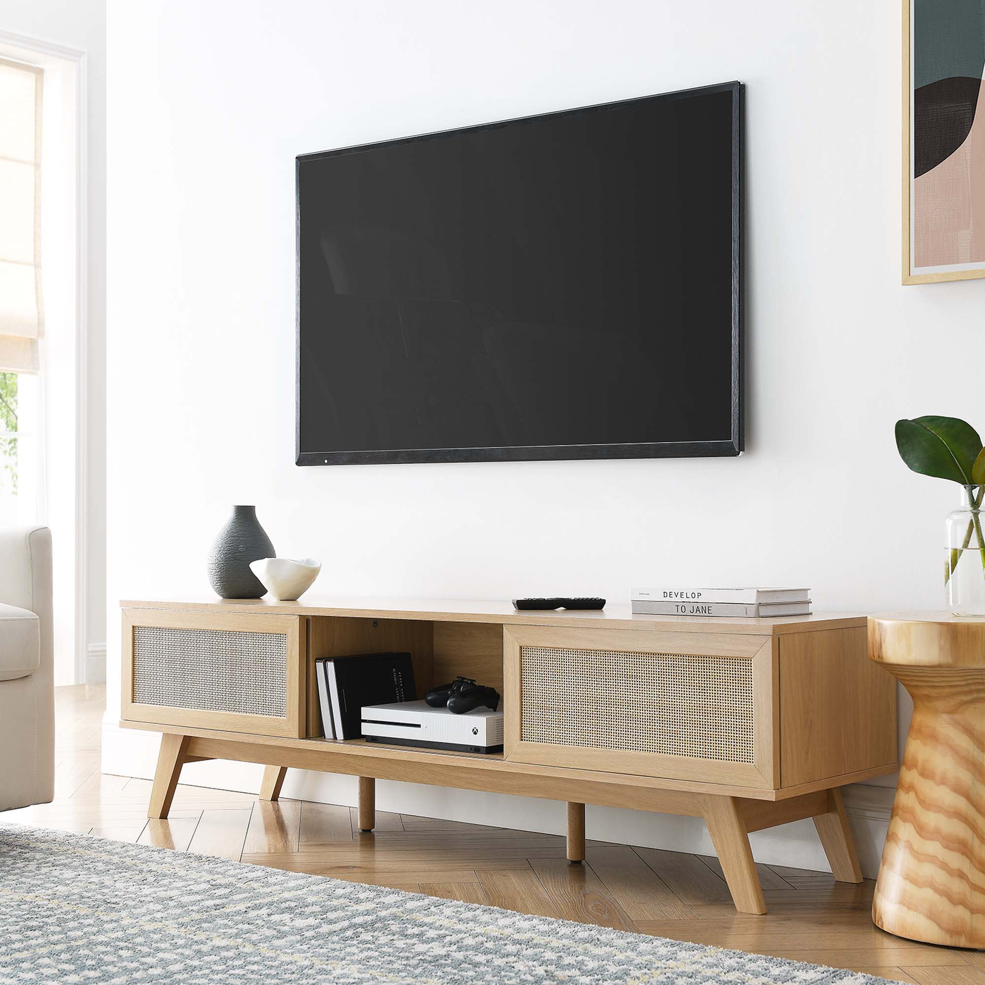 Modway EEI-6040-OAK Tv-Stands - View #3