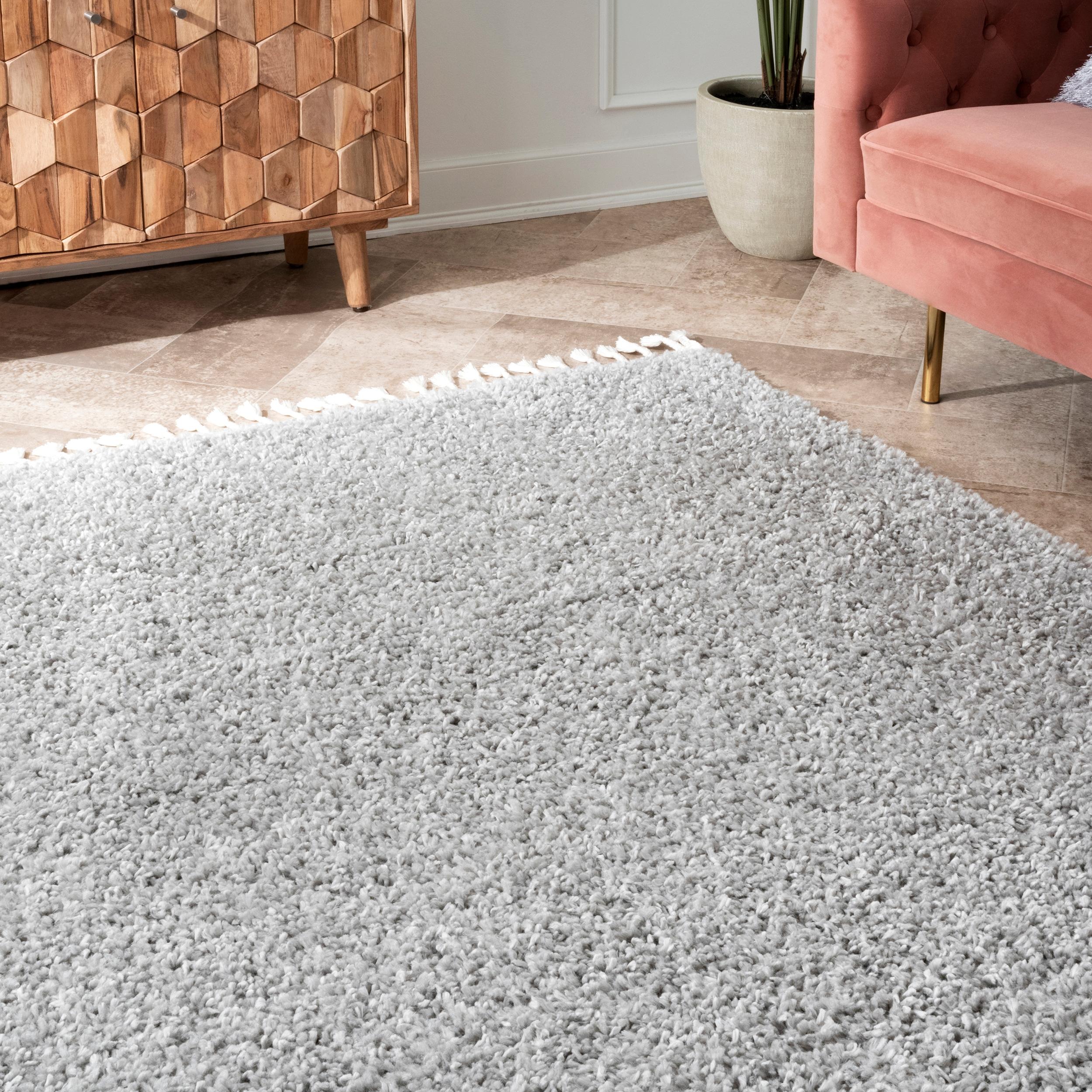 nuLOOM Texture Supreme Area Rug, 5x8, Ivory