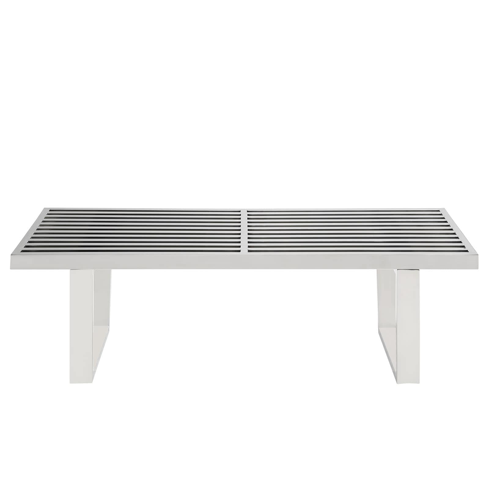 Modway EEI-247-SLV bench - View #4
