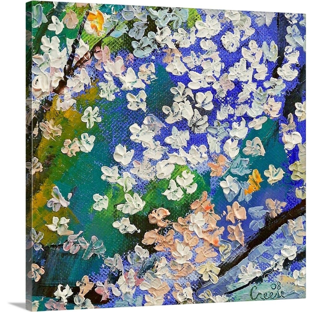 GreatBigCanvas MC0130059-24-24X24 Sakura Oil Painting Michael Creese 24-in H x 24-in W Abstract Print on Canvas