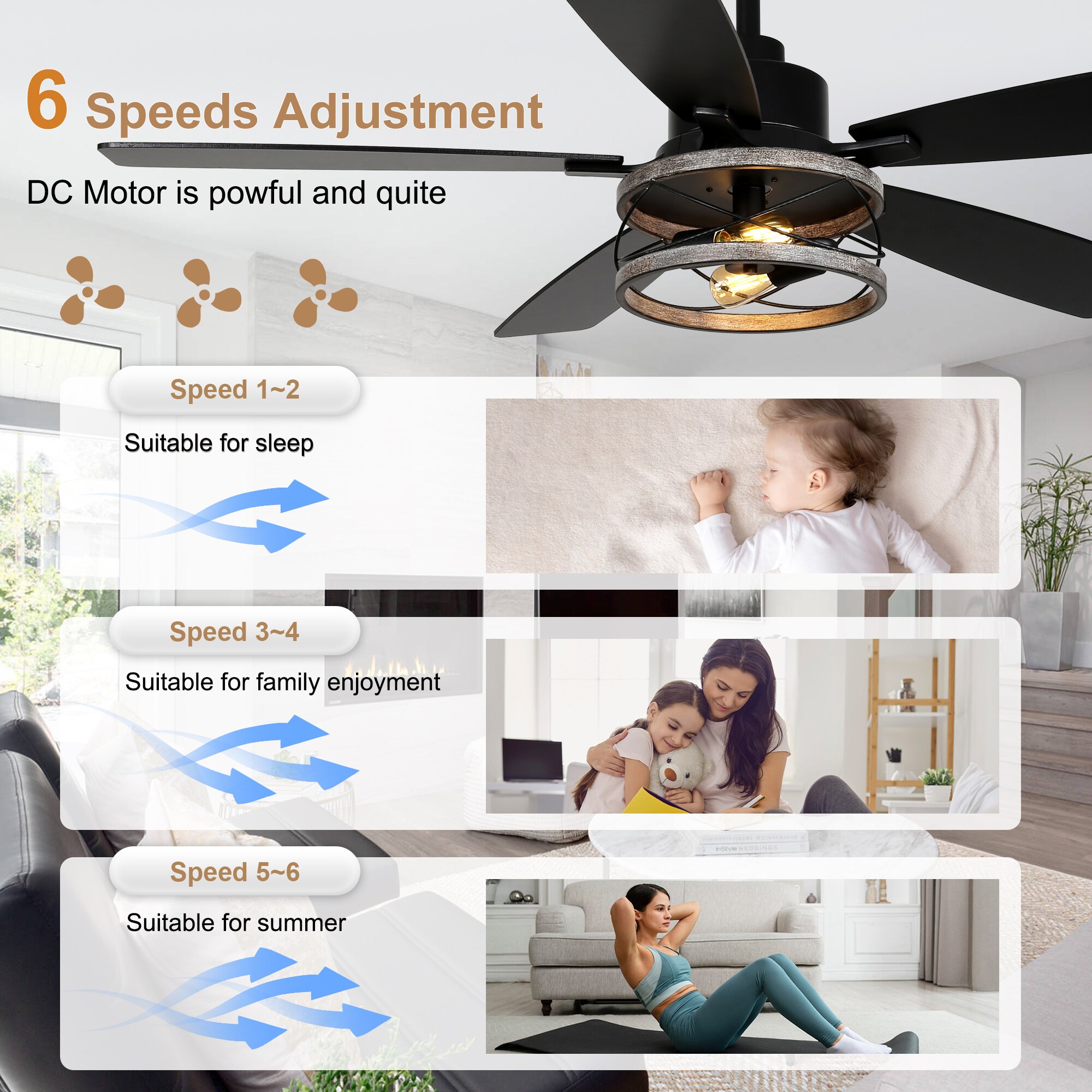 Bella Depot DCFSD6509 Ceiling-Fans - View #9