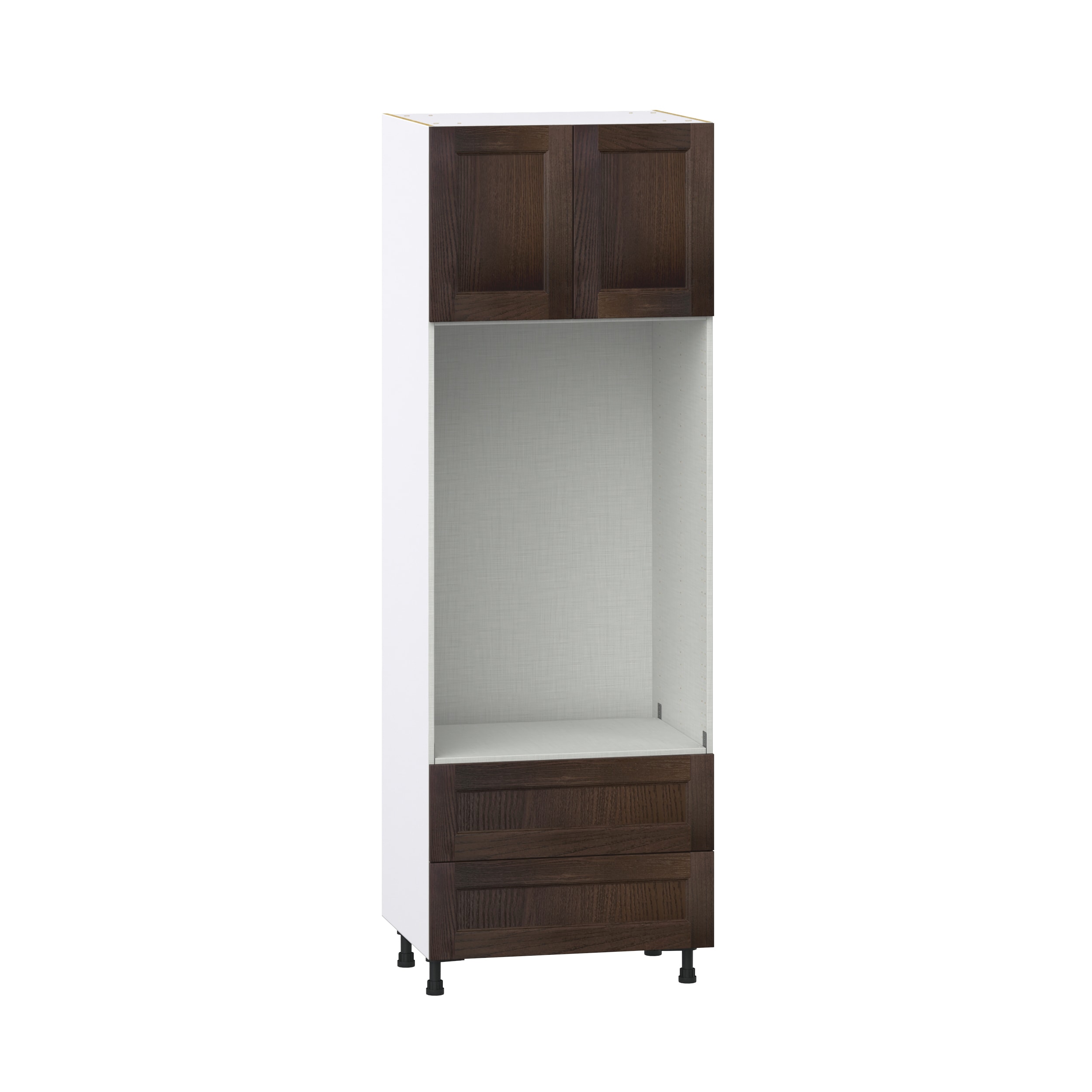 Hugo&Borg Montclaire 24-in W x 89.5-in H x 24-in D Wood Pantry Fully Assembled Cabinet (Recessed Panel Shaker Door Style)