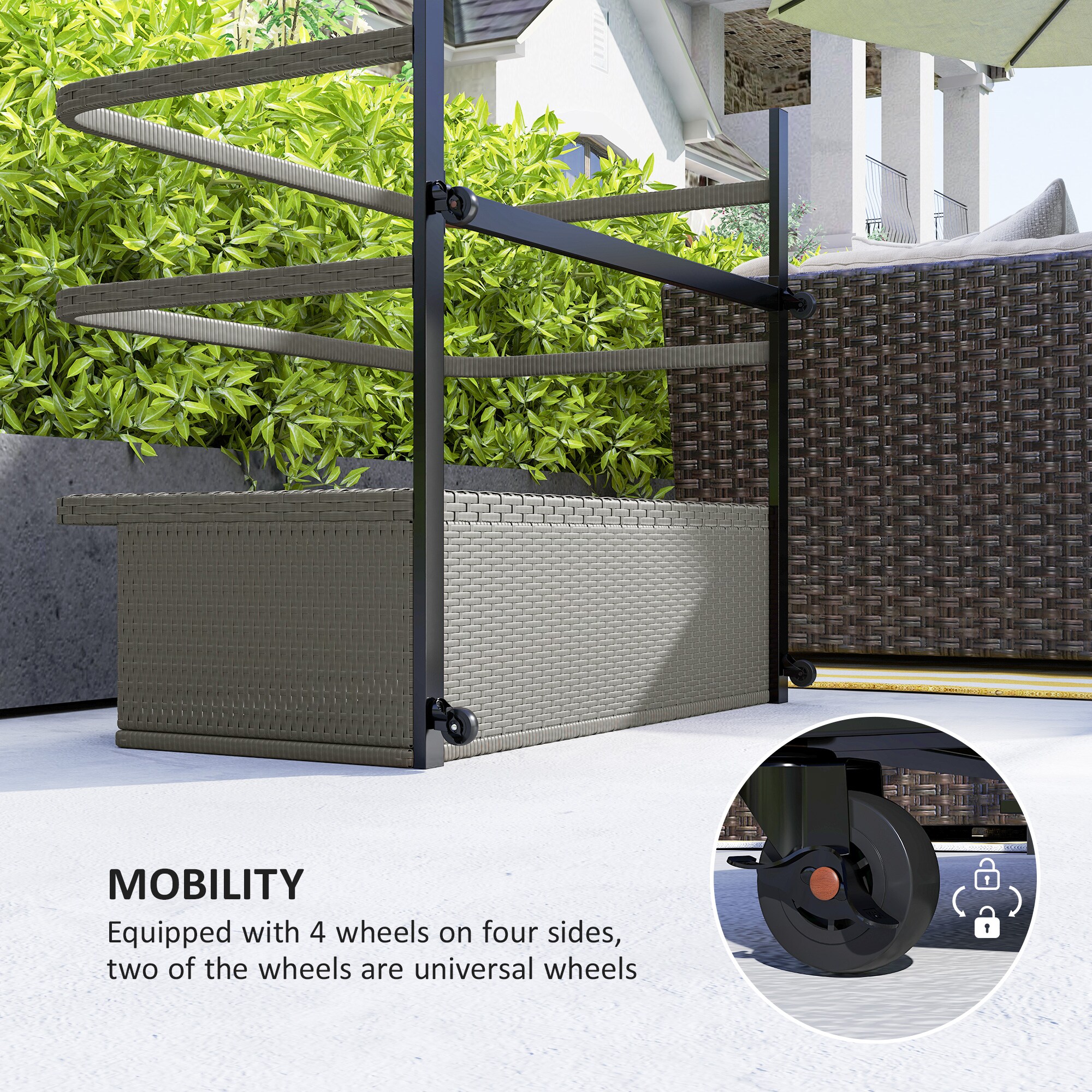 Outsunny 867-086V00GY Deck-Boxes - View #9